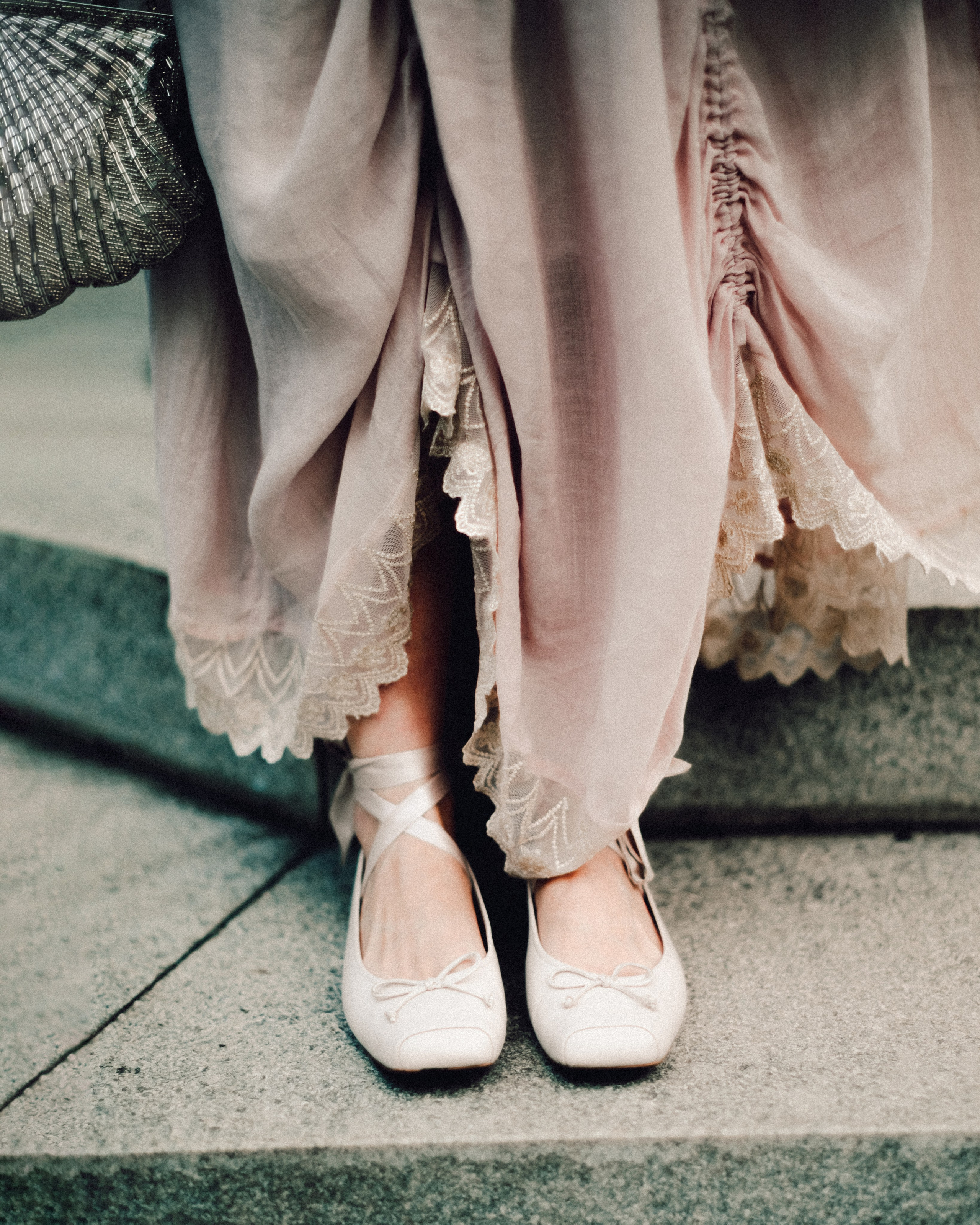 Slavic folklore shoot in traditional headwear and white dress. Moth & Moss Photography