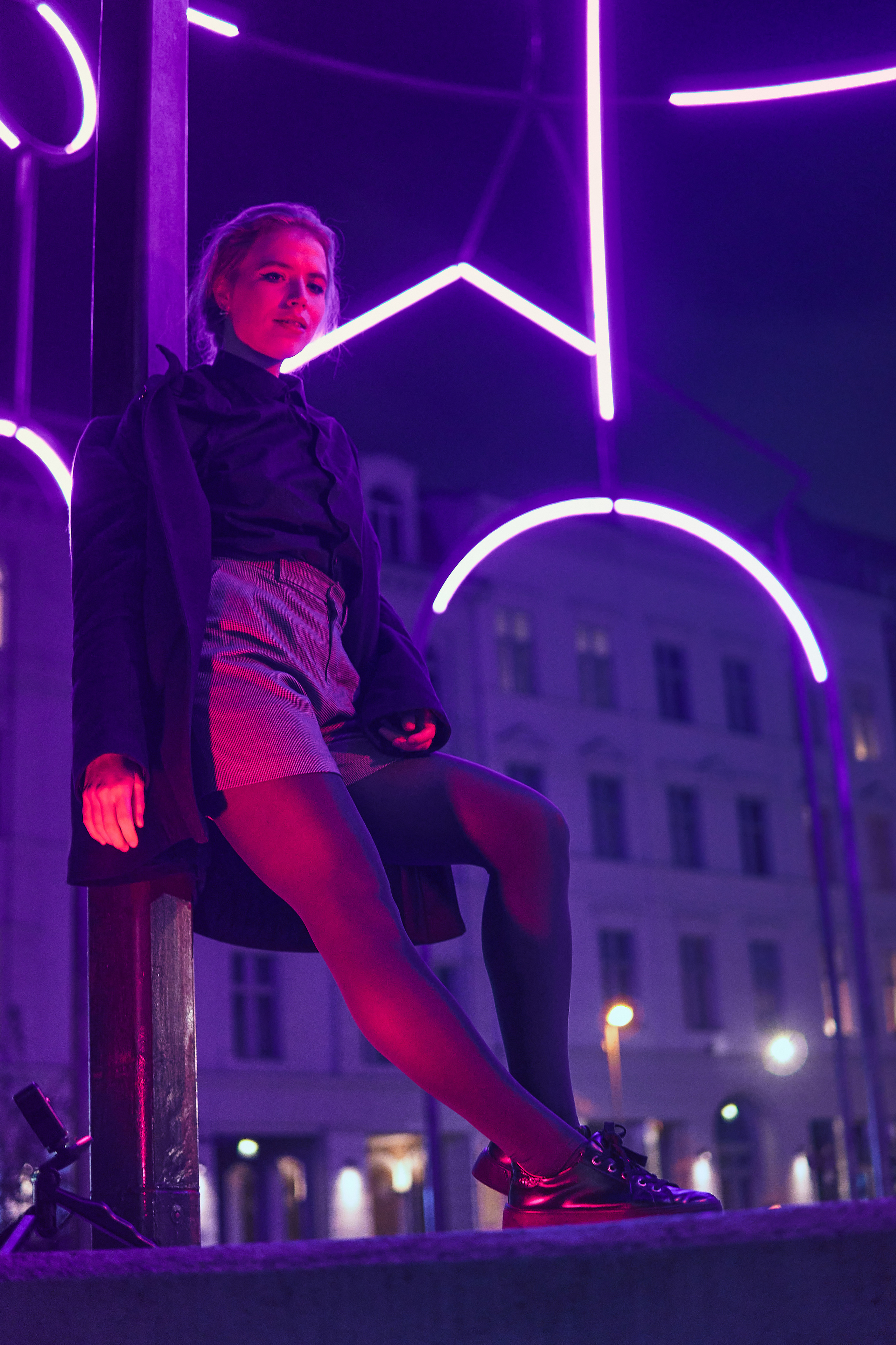 Daria: Neon Berlin. Evgeny Ignatik — street photographer | portraits