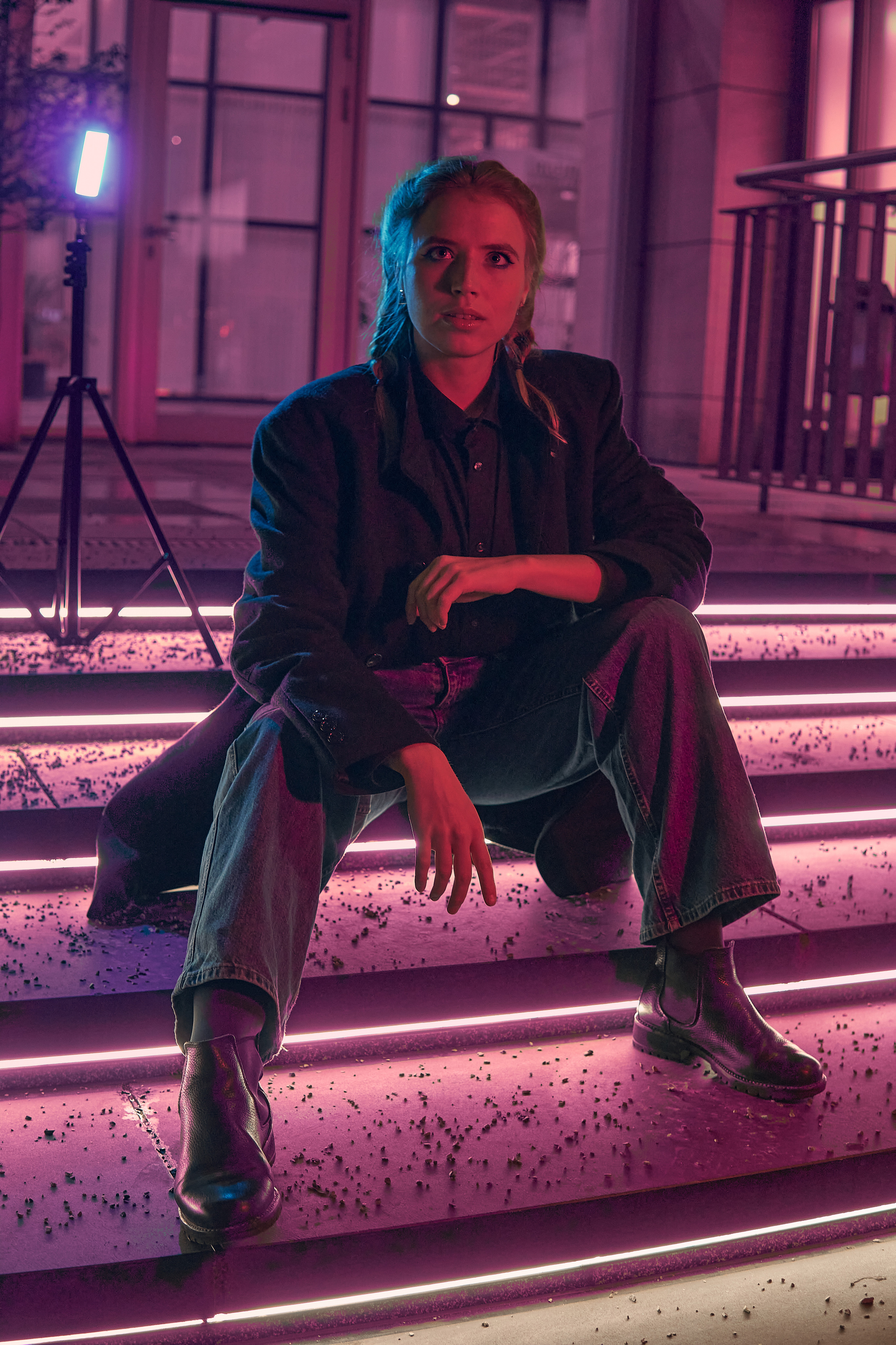 Daria: Neon Berlin. Evgeny Ignatik — street photographer | portraits