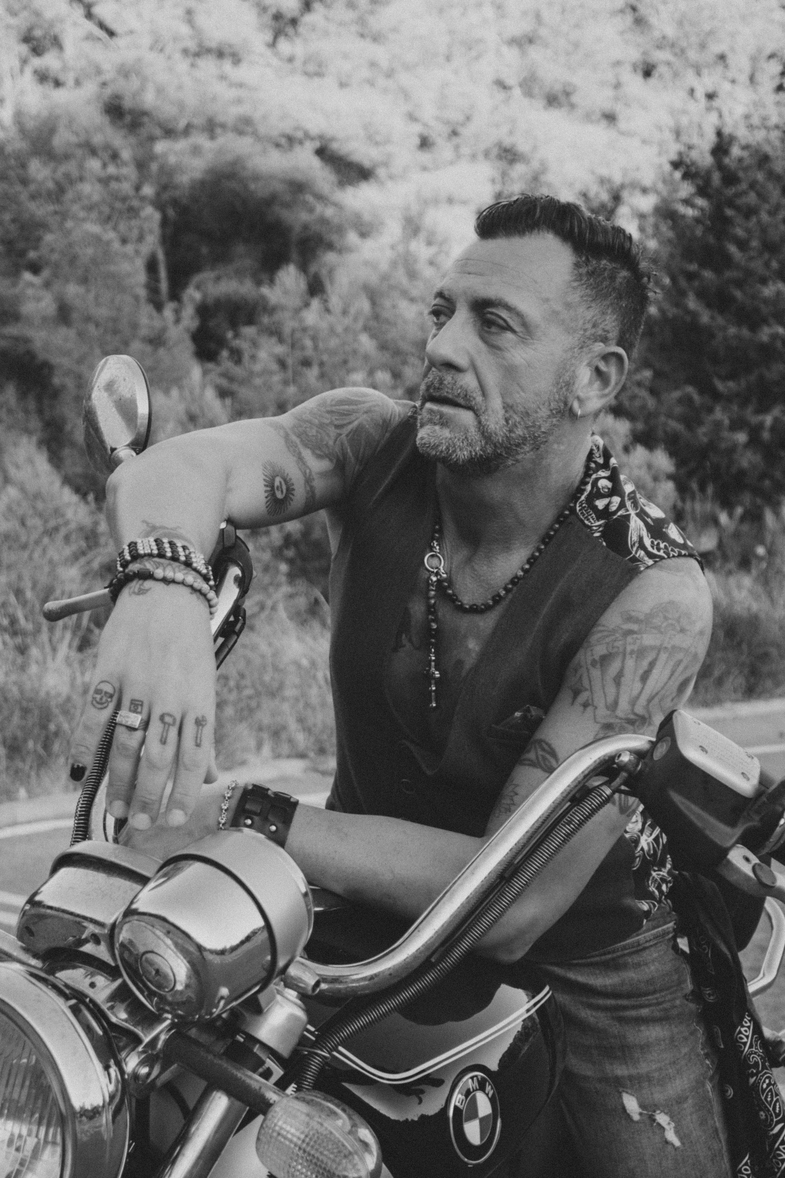 Фотосессия пары на мотоцикле. Профессиональная фотосъемка в Калафелле — Елена Медведева