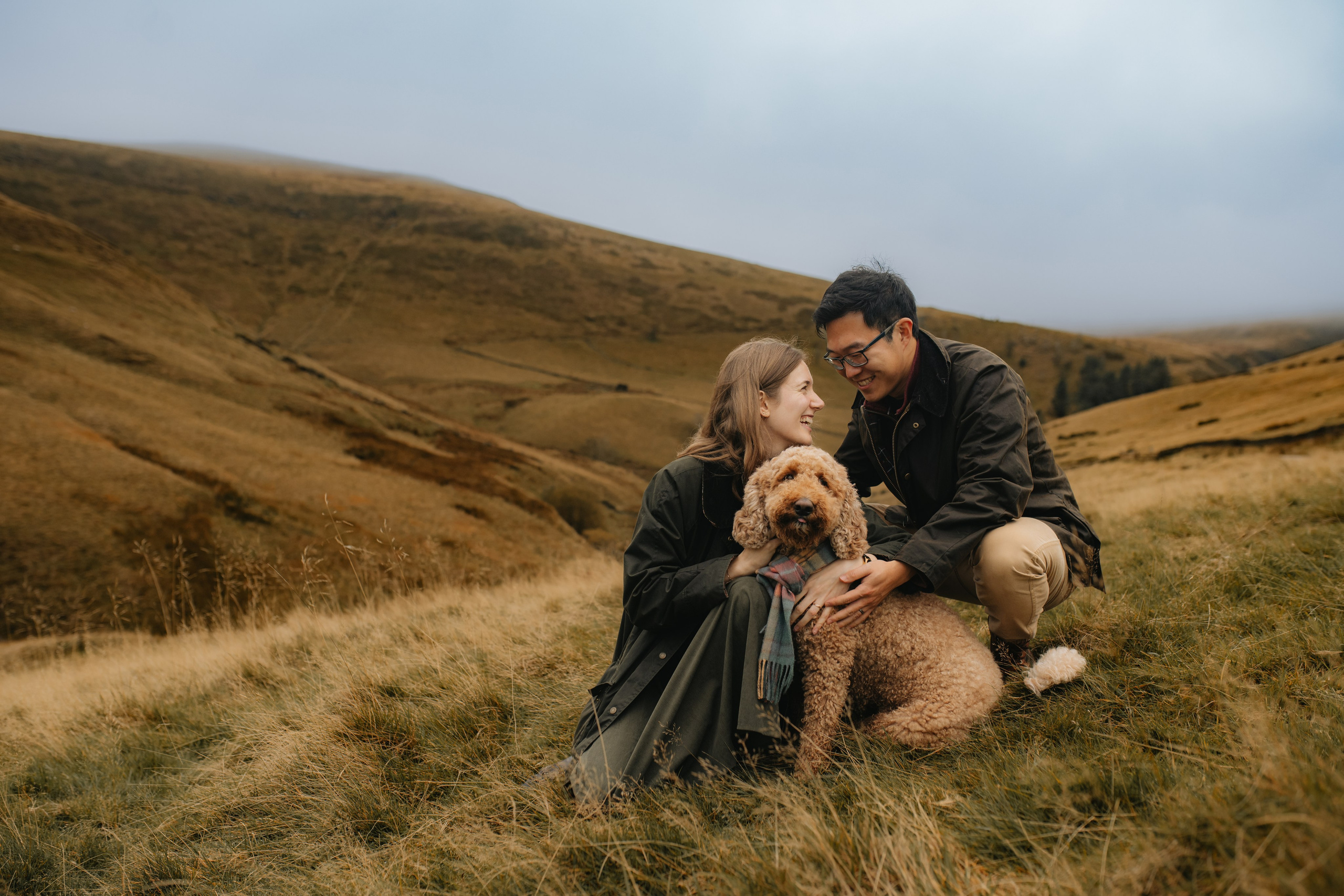 L & C in Peak District. Tania Gandrabur, photographer in West Midlands, England