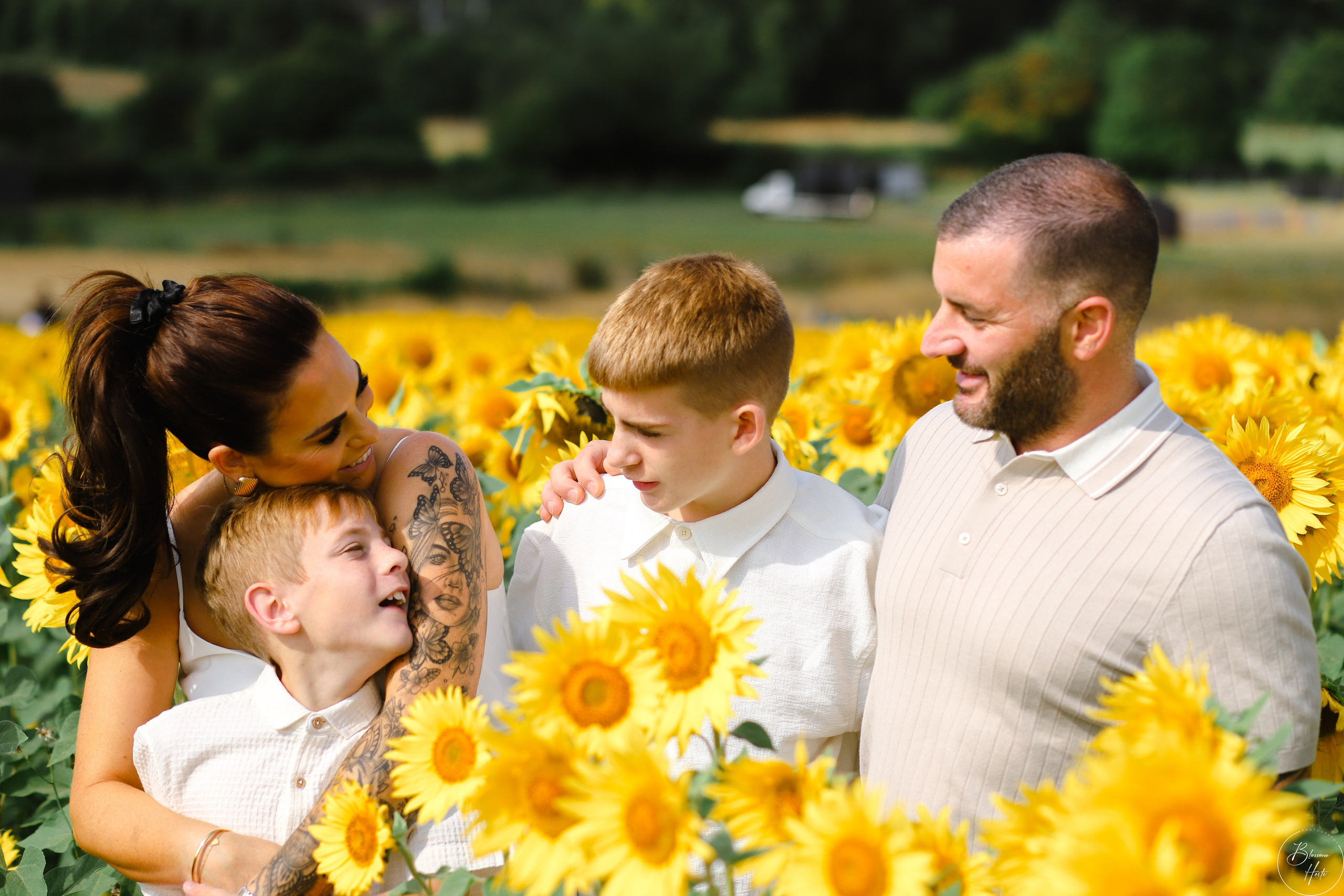 Sunflowers. Family & children’s photographer in Herts & West London Iryna Blair