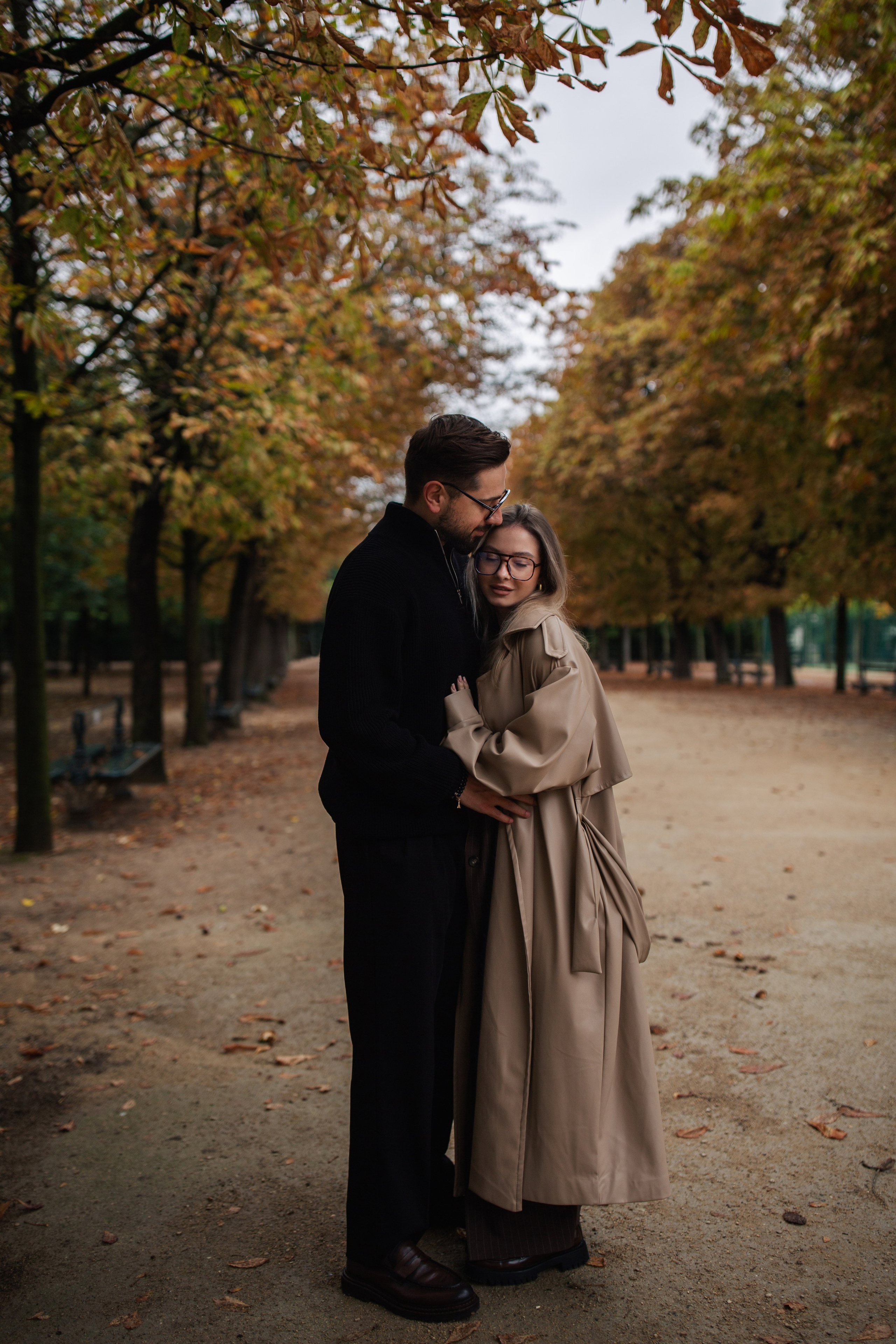 Autumn love story in Paris. Photographe à Rouen, France