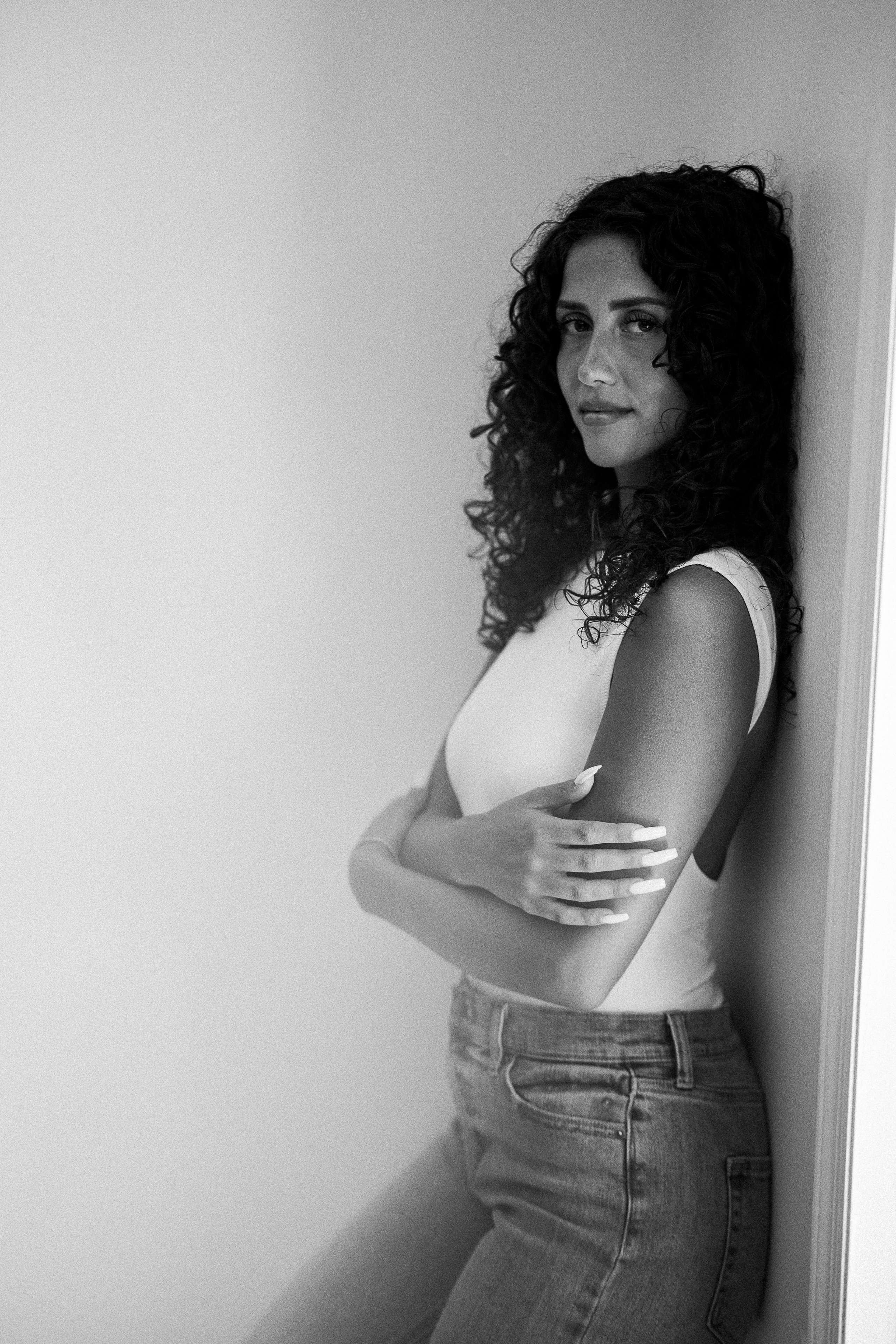 J. Rawnoir- Portrait photography by Daria Paliy.Timeless black&white portraits of women in NYC area