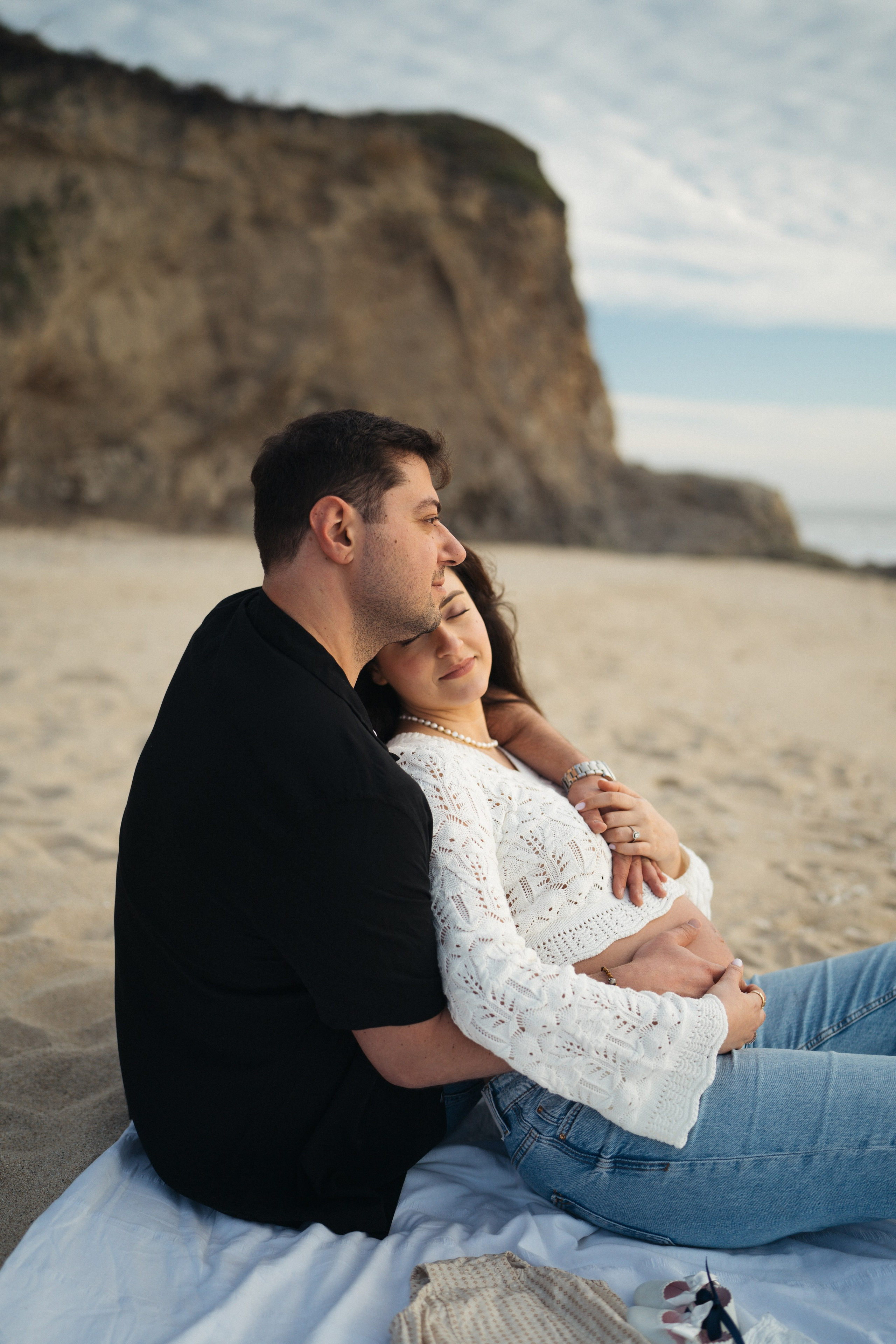 Gizem Maternity Session at Half Moon Bay. Soulo Photography | San Francisco Bay Area Based Photographer