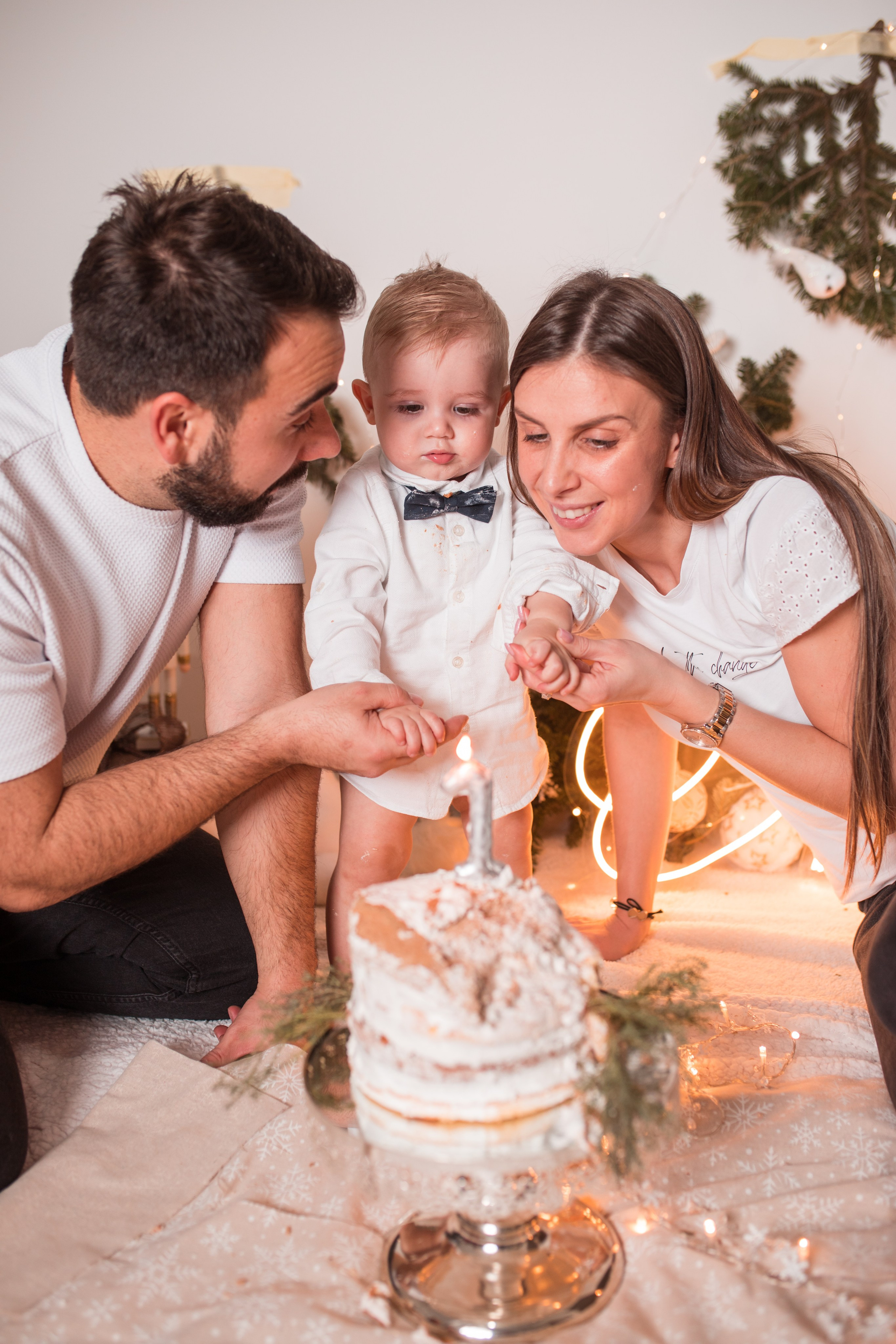 ILIJA 1TH BIRTHDAY SMASH CAKE. HOME