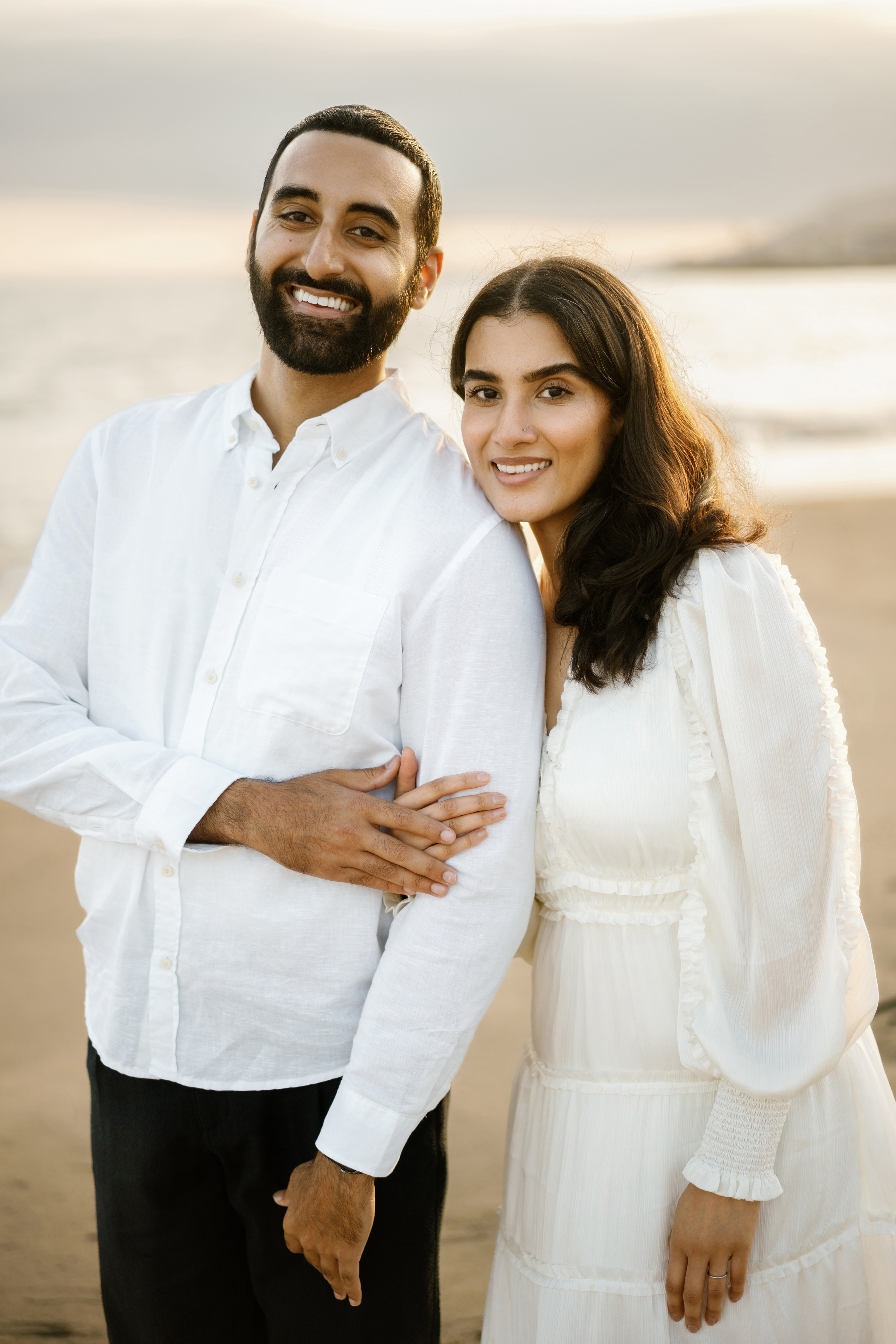 Santa Monica Sunset Engagement Photoshoot. Wedding Photography & Videography Team in California, Los Angeles, San Francisco, San Diego and Travel