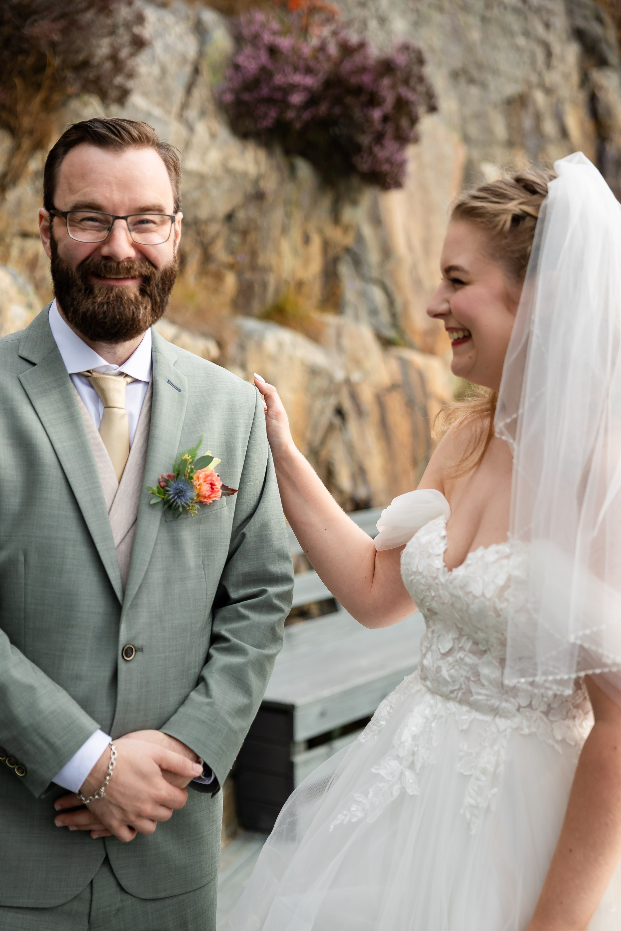 Bryllupsfotografering på Tromøya i Arendal. Bryllupsfotograf i Oslo og Rogaland — Meisal Media