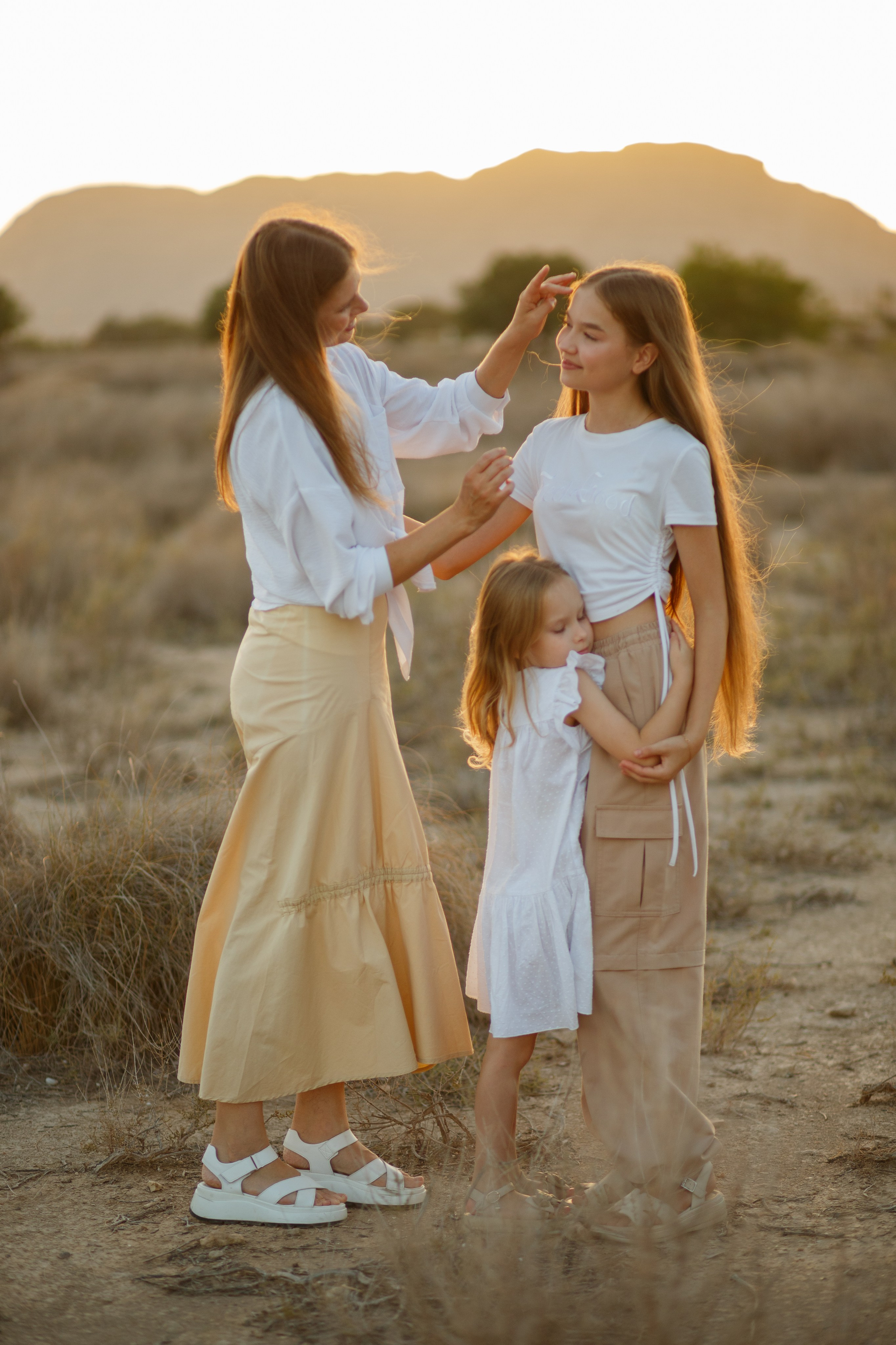 Семейные сьемки на закате. Главная