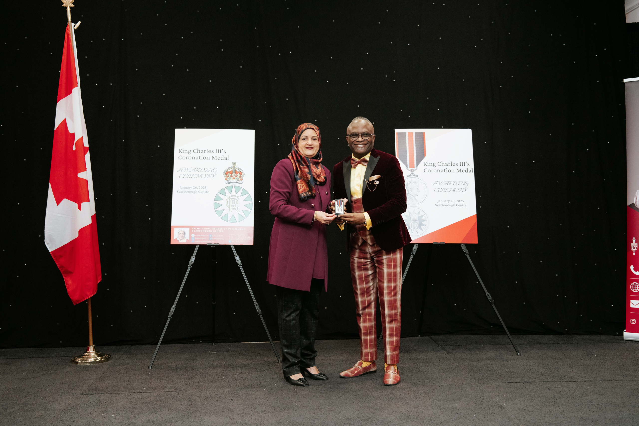 King Charles Coronation Medal Awarding Ceremony. MISAJA MEDIA