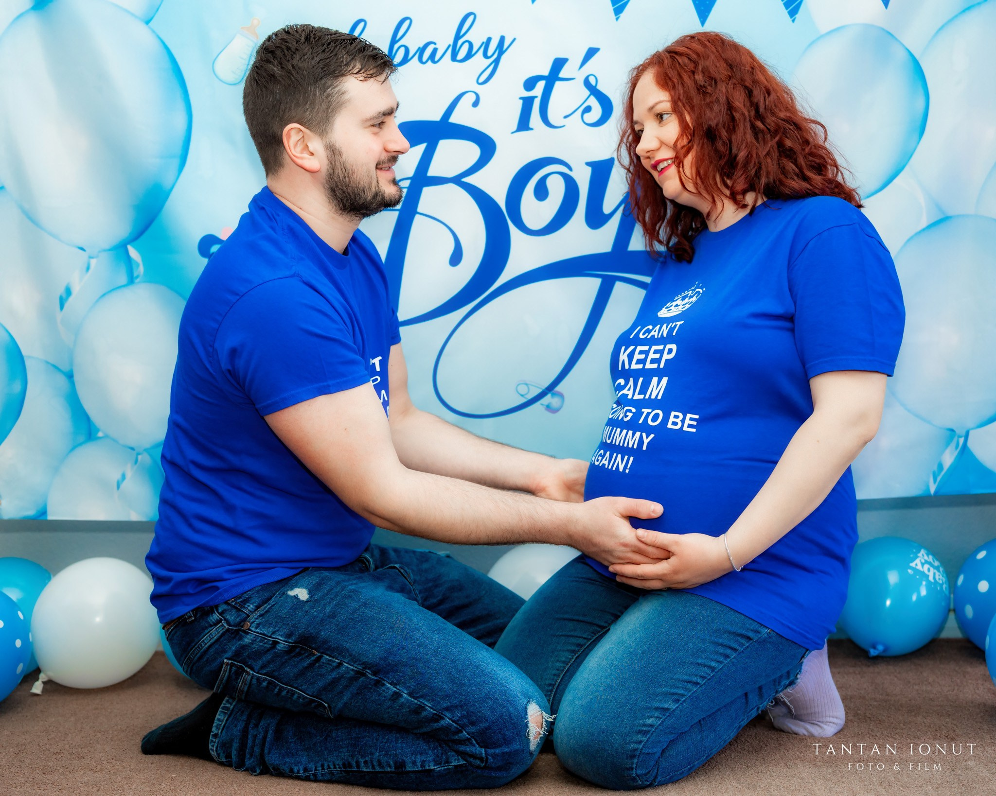 Sedinta foto maternitate acasa cu Ionela si Cosmin. TANTAN IONUT FOTO & FILM