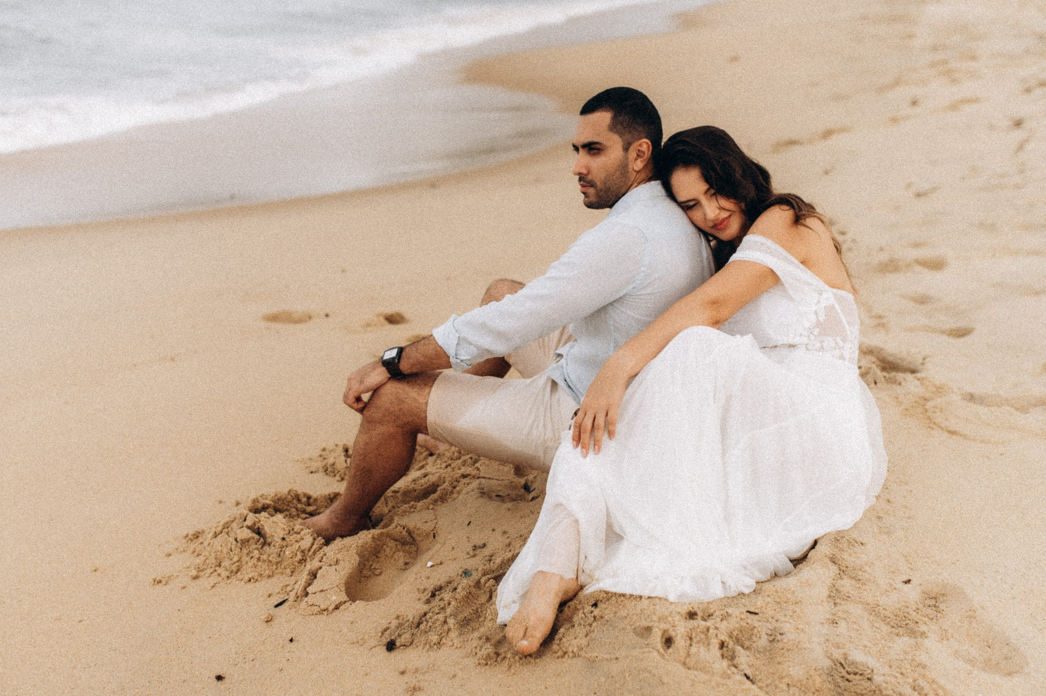 Samantha & Juliano | Ensaio de Casal na Praia de Ubatuba