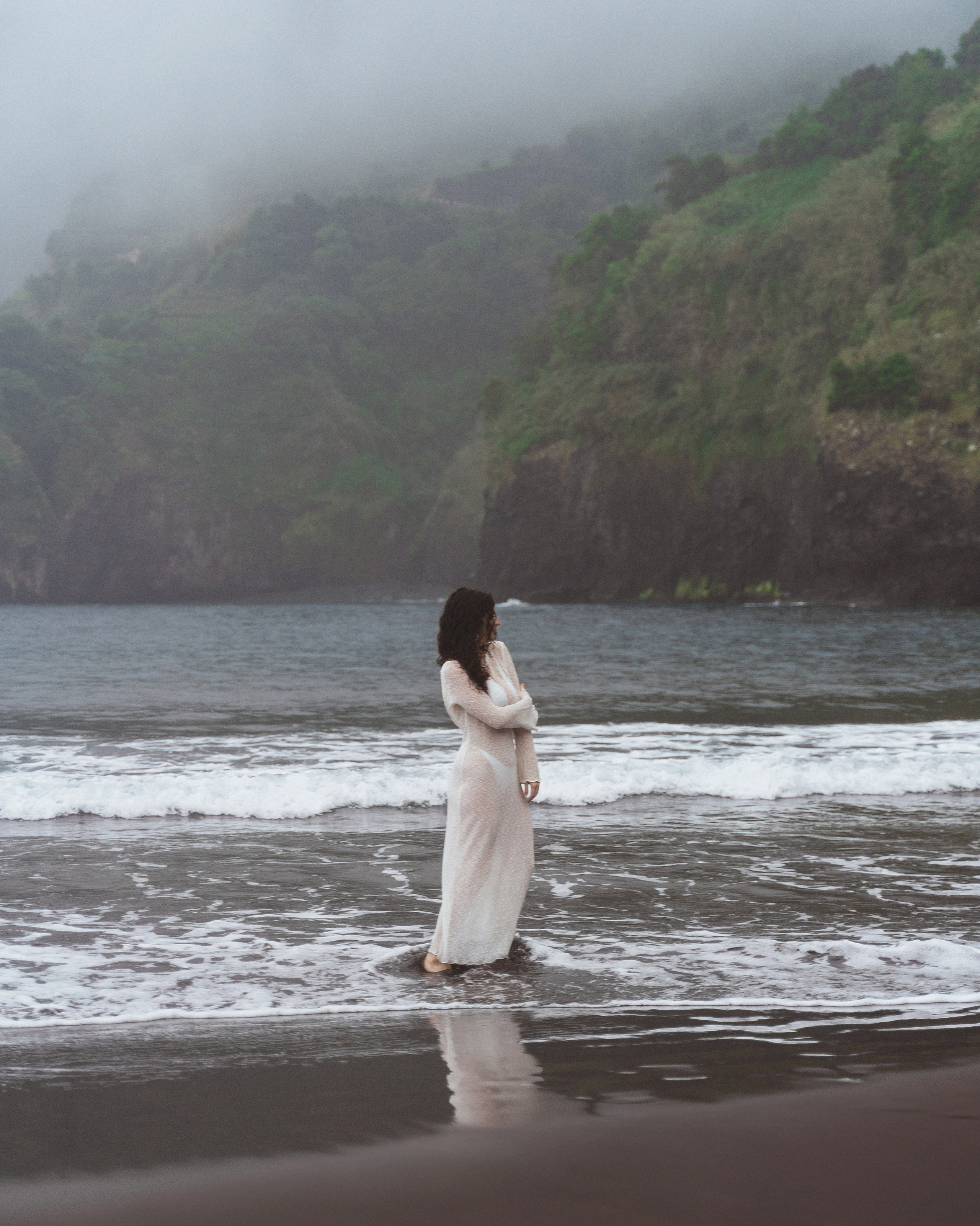 Misty Beach Portraits with Anita at Seixal | Madeira Photographer. Your photographer in Madeira