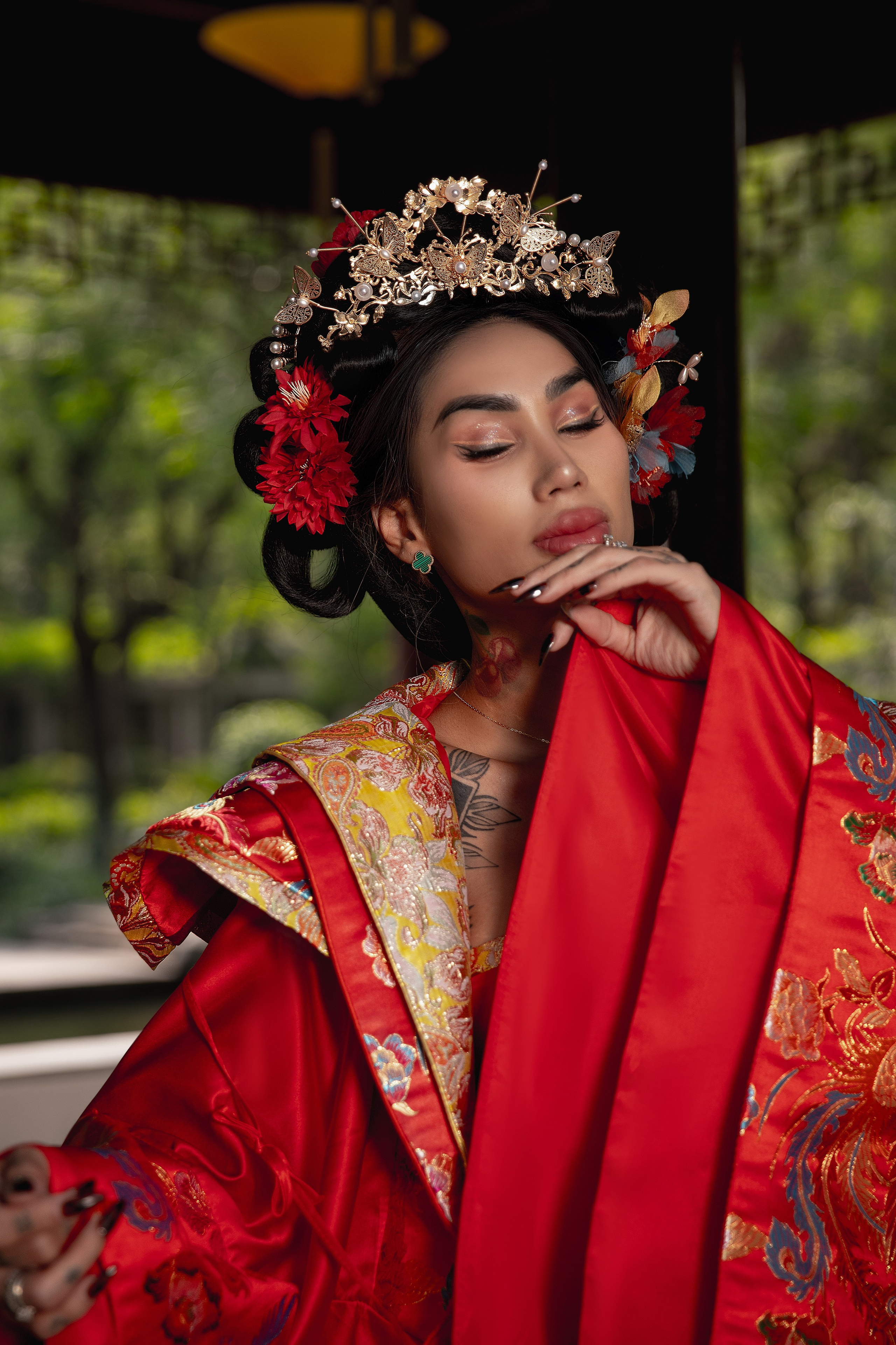 Фотосессия в Чжуцзяцзяо в традиционных китайских образах. Фотограф в Шанхае — Лола Пидлуская