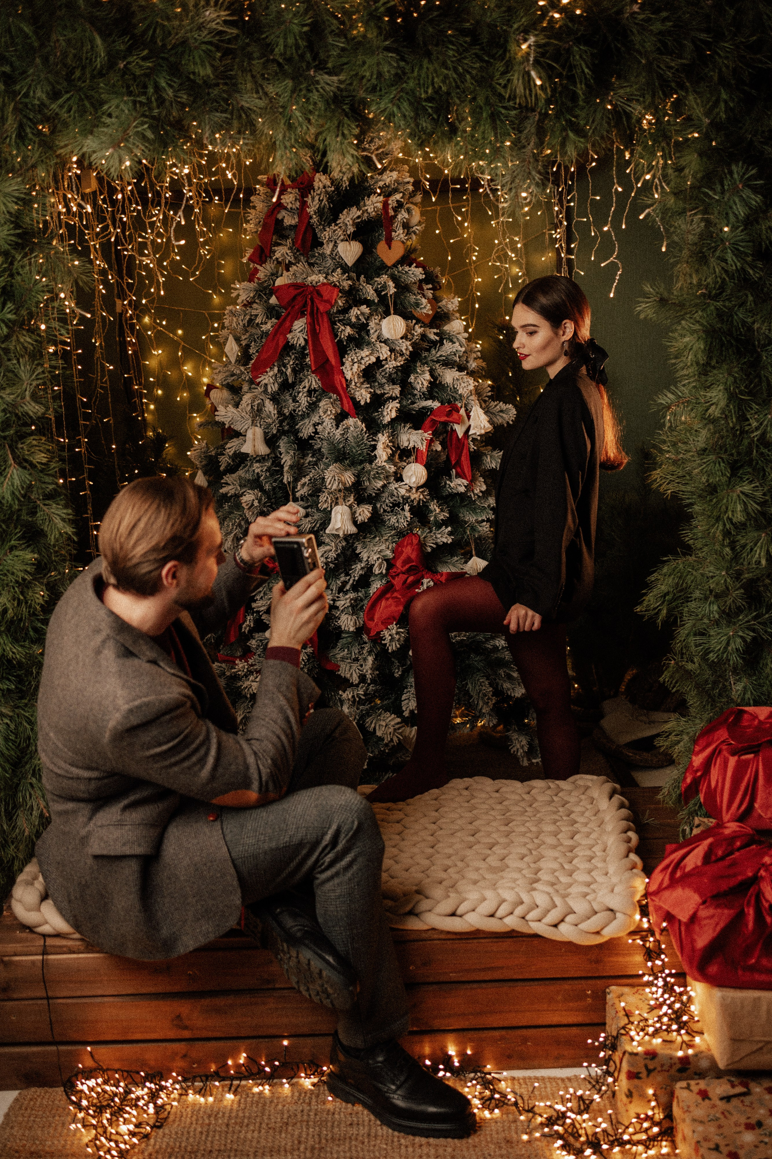 Christmas photoshoot. Destination wedding and fashion photographer in Riga Igor Davidovich