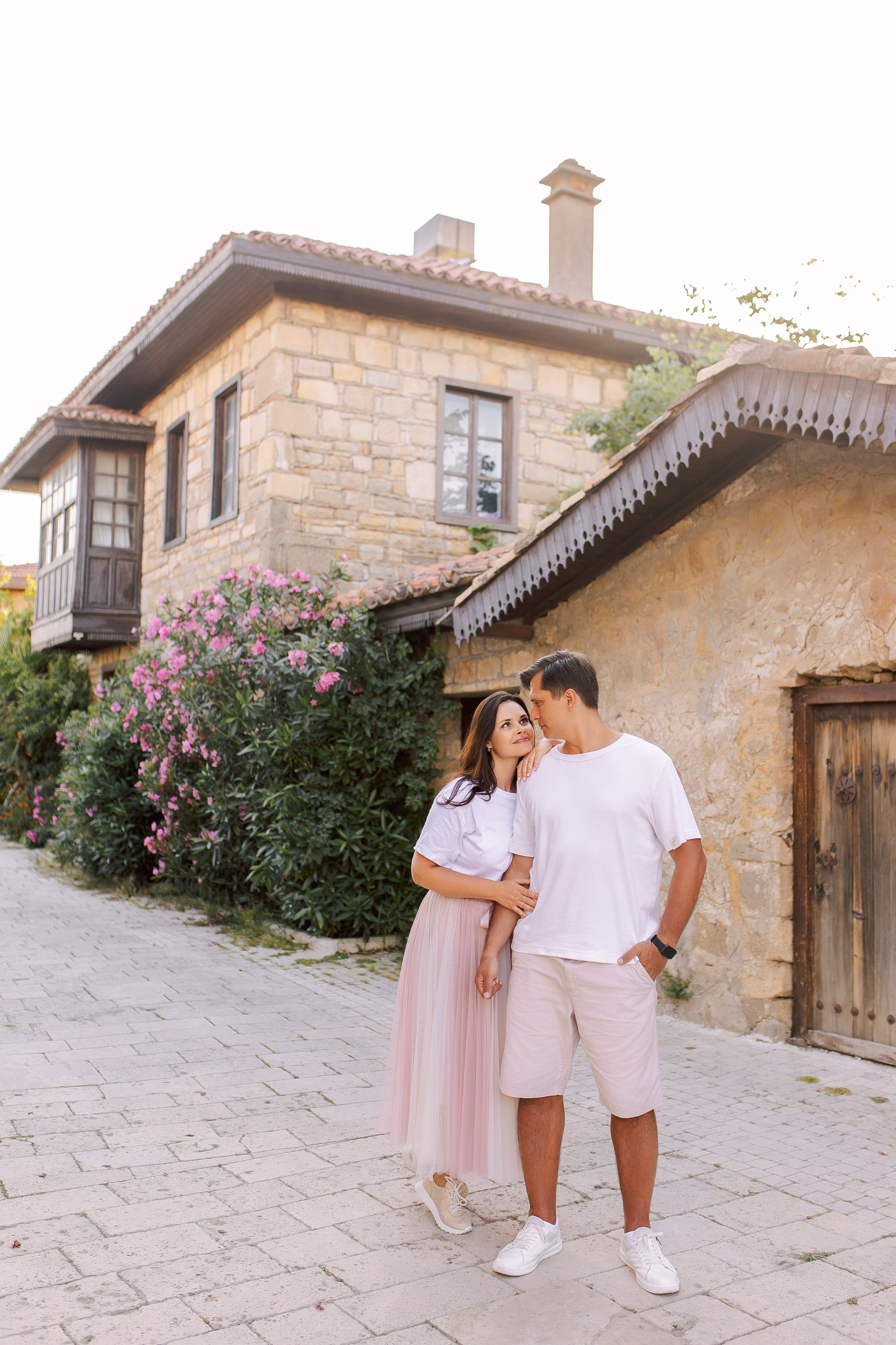 Colorful Family Walk in Side | Lifestyle Photography. Professional Photographer in Alanya, Side, Belek, Antalya. Turkiye