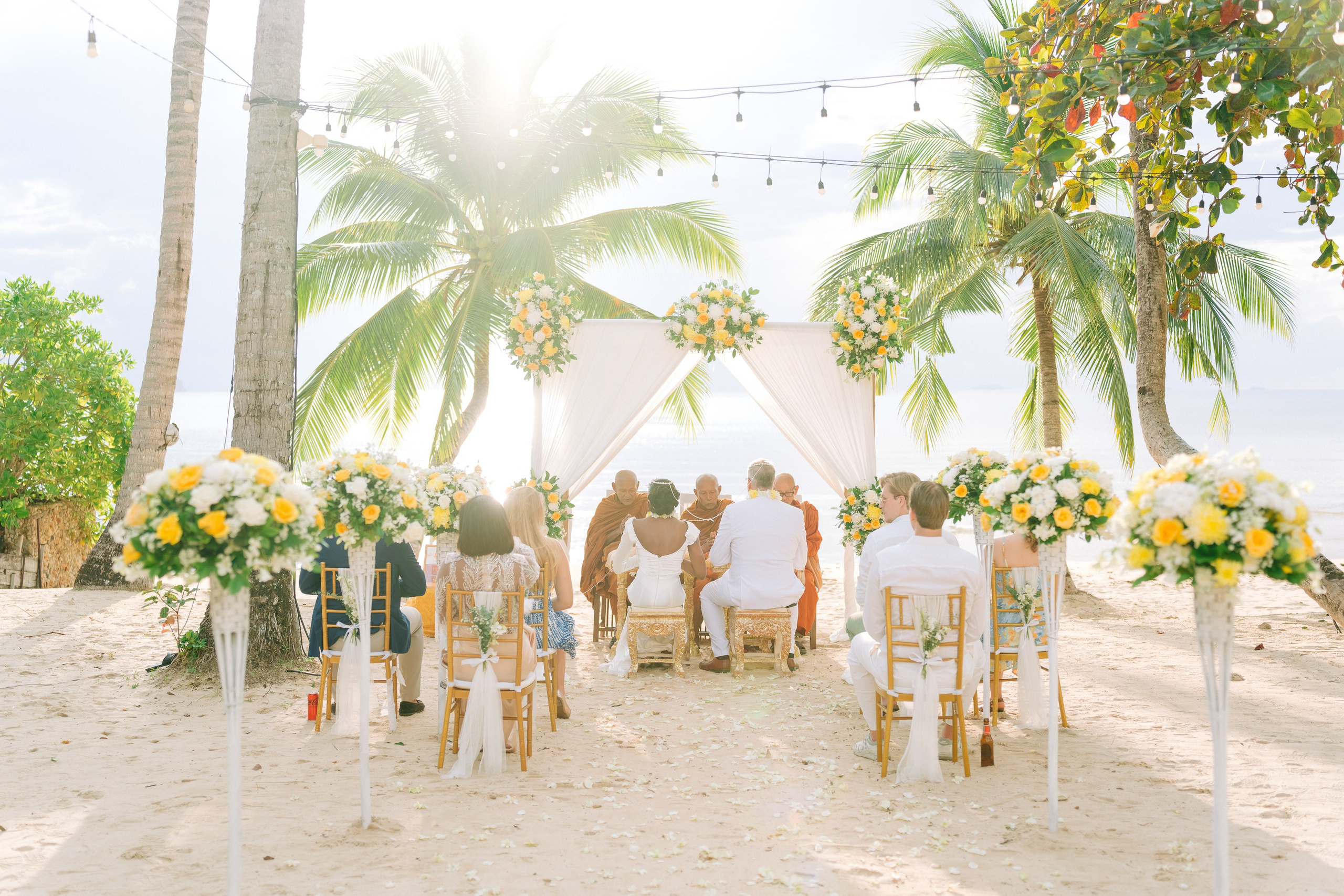 GRACE & MARTIN. Буддийская свадебная церемония на Самуи, Таиланд