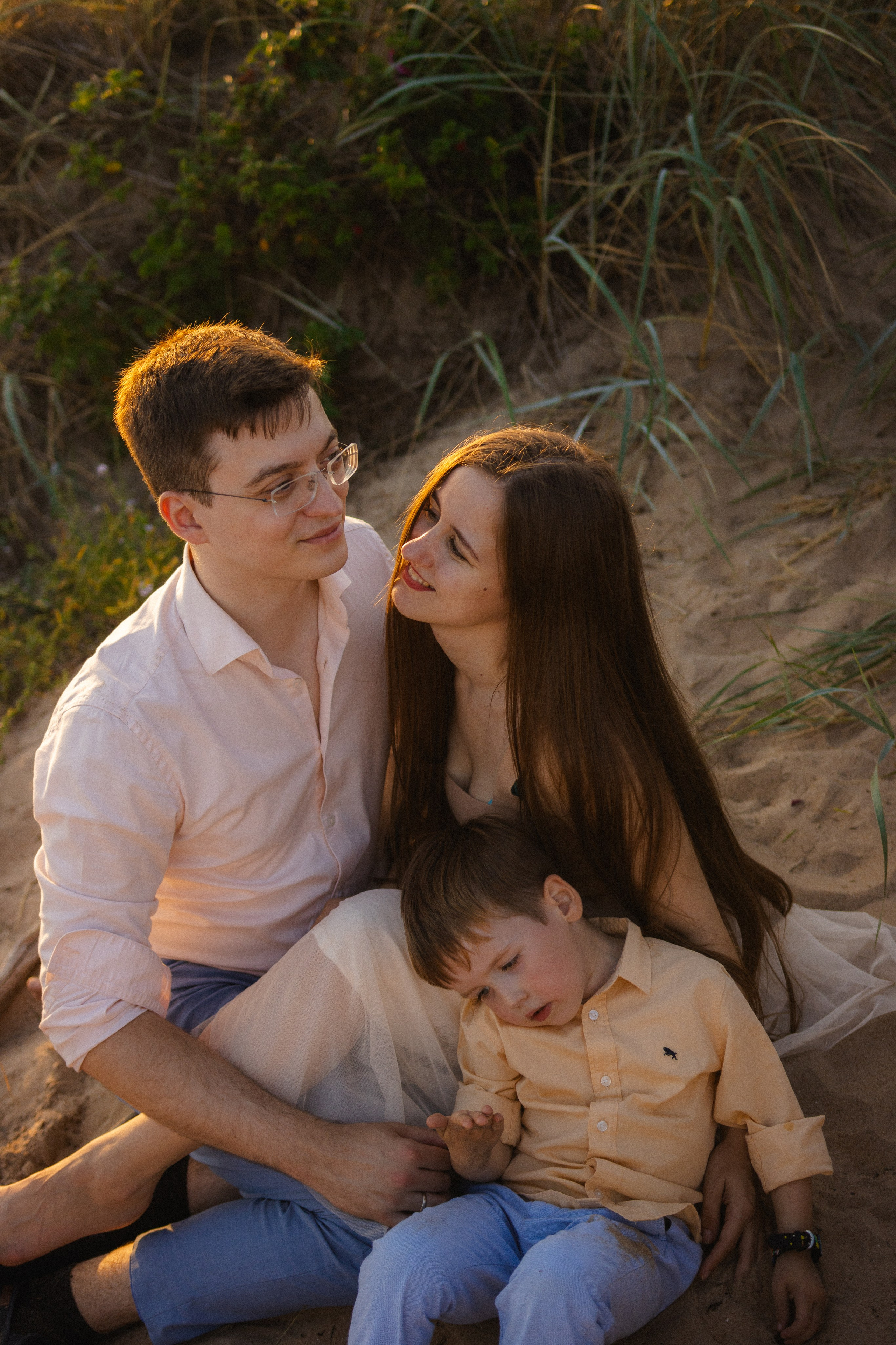 Warm evening in Falkenberg. Photographer in Gothenburg Aleksandra Stroganova