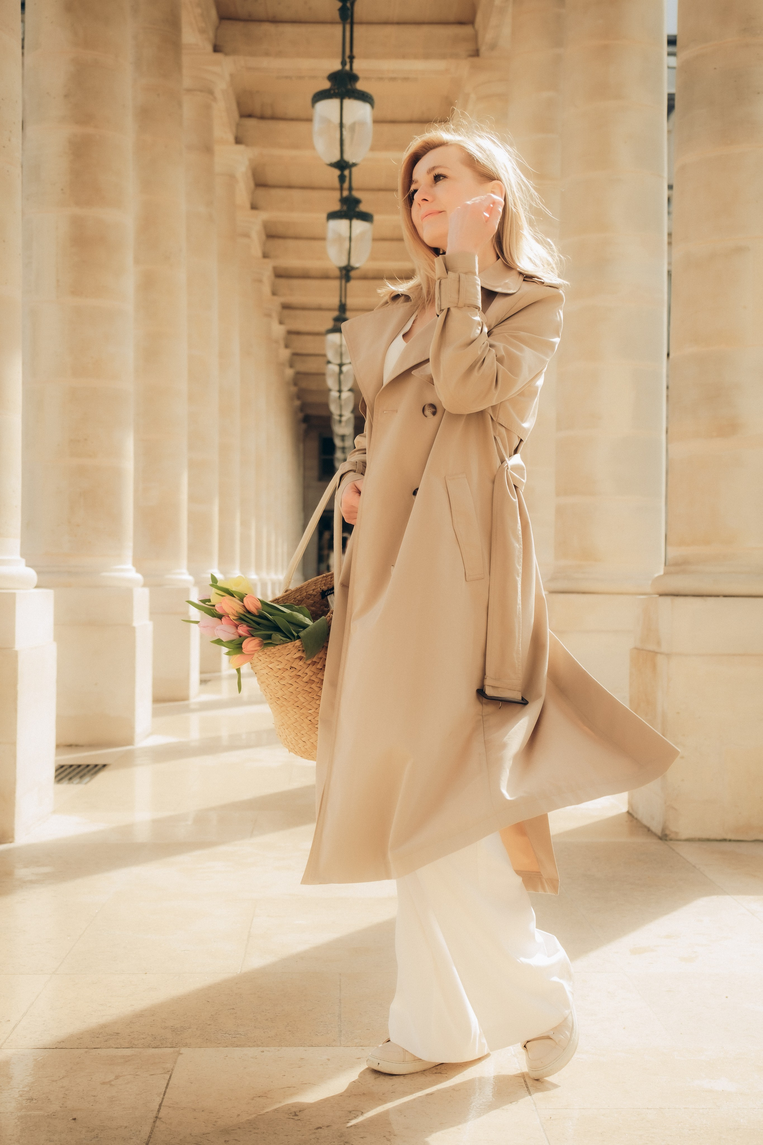 Elena’s photoshoot in Palais Royal. Photographer in Paris Marina Chaput