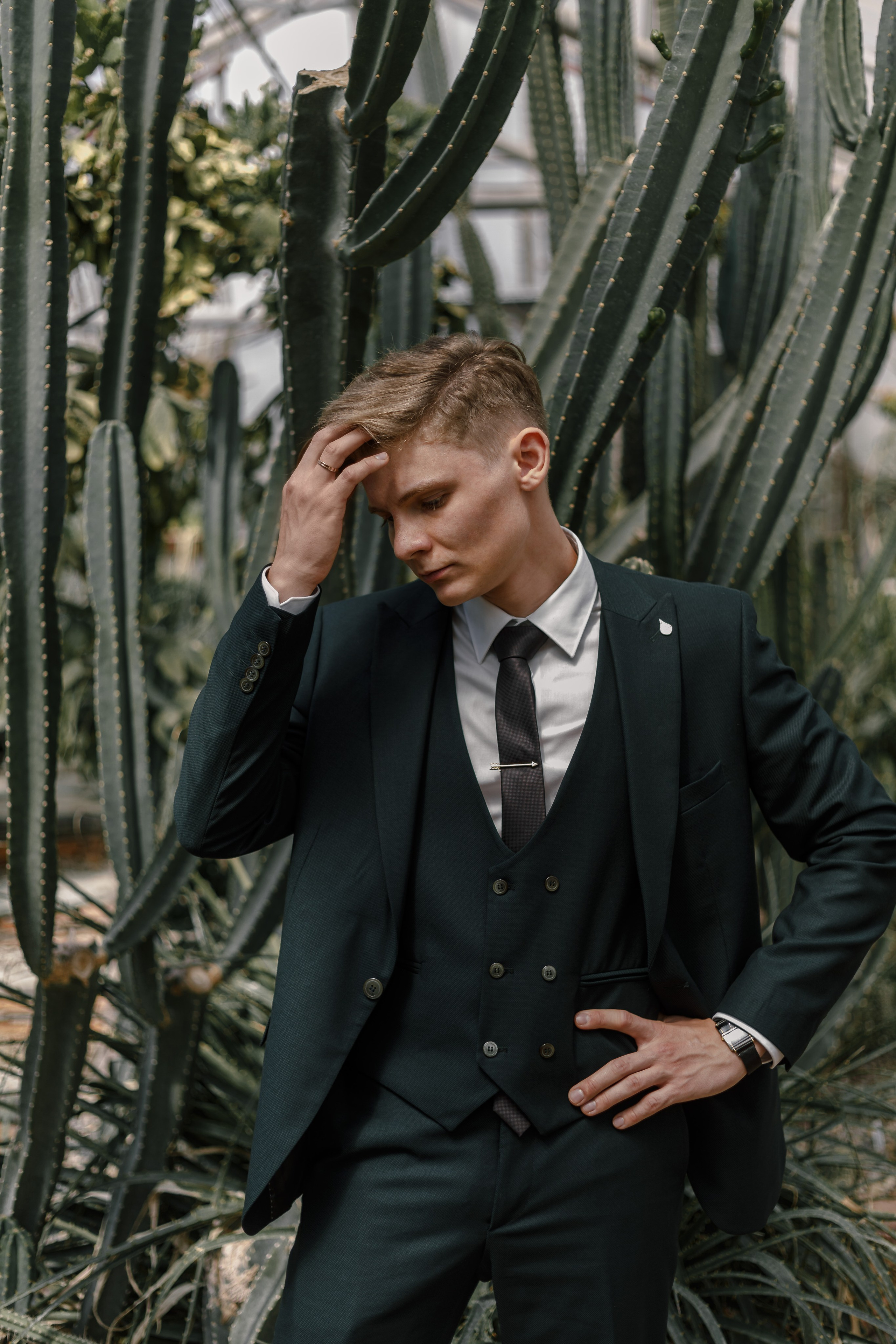 confección personalizada de un traje para el novio