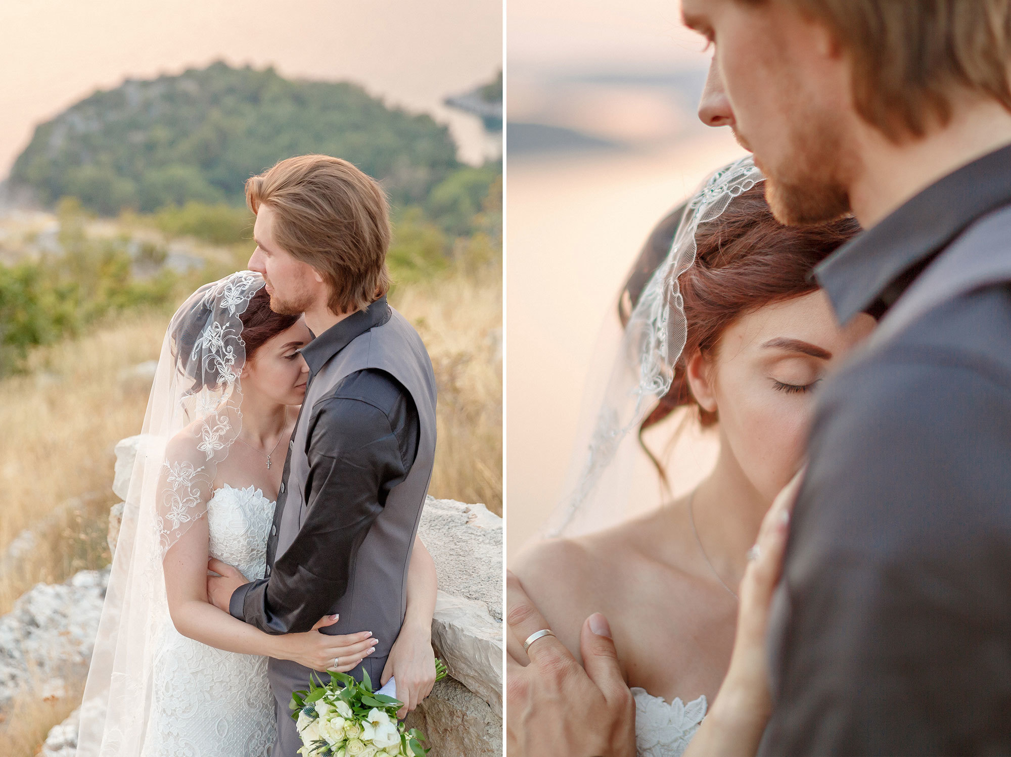 Montenegro park Milocer'de düğün