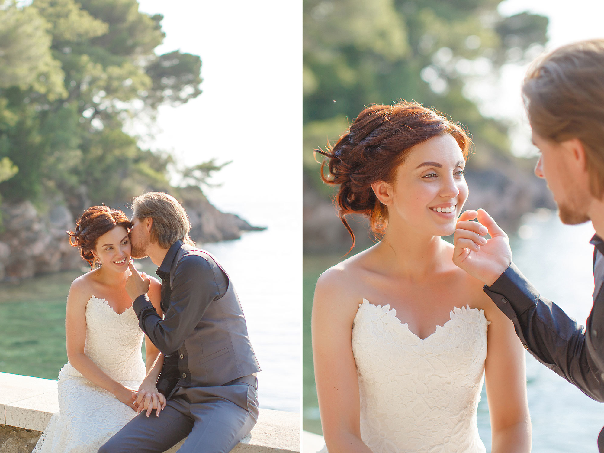 Montenegro park Milocer'de düğün