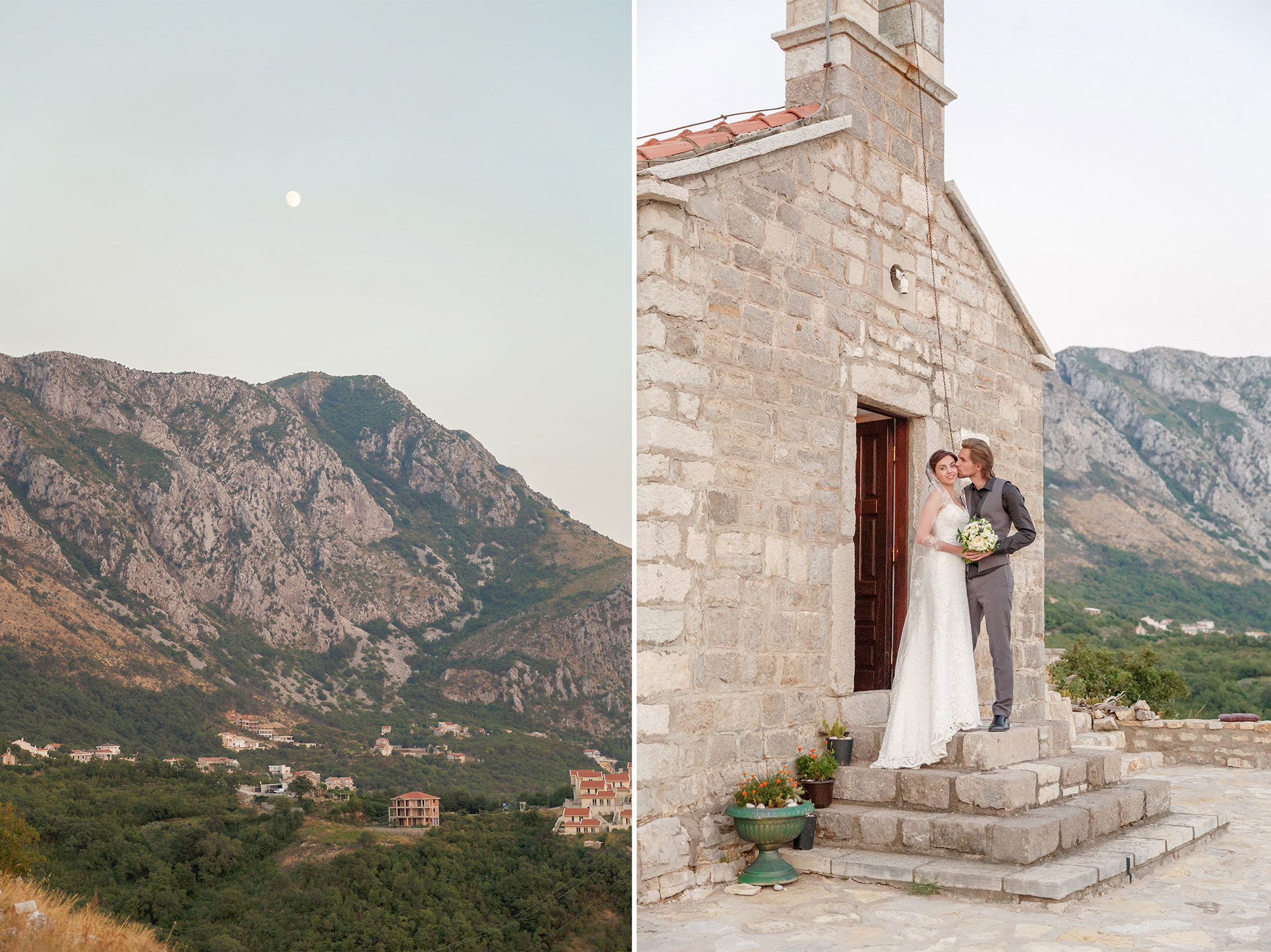 Wedding in ortodox church in Montenegro
