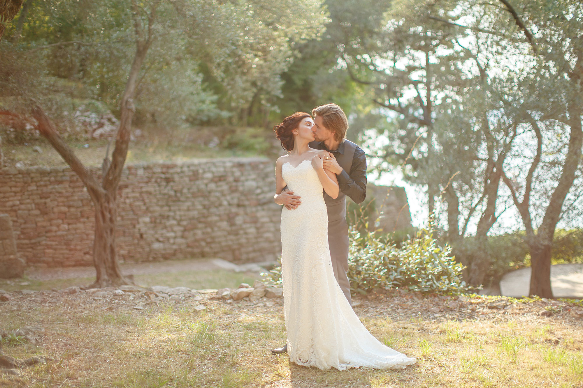 Montenegro park Milocer'de düğün