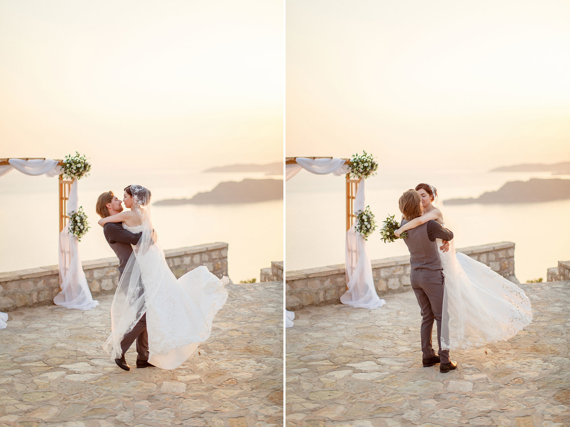 Montenegro park Milocer'de düğün