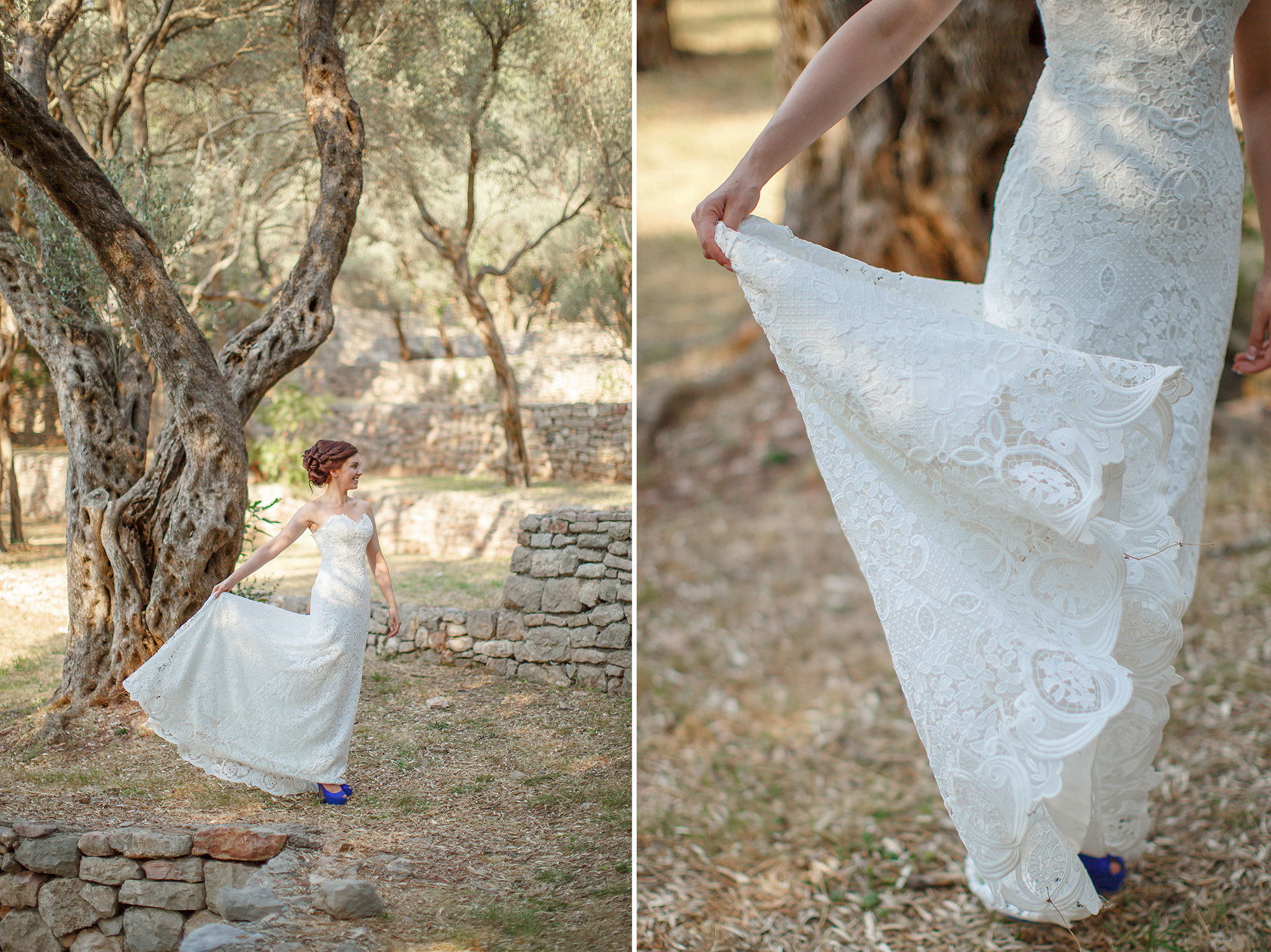 Montenegro park Milocer'de düğün