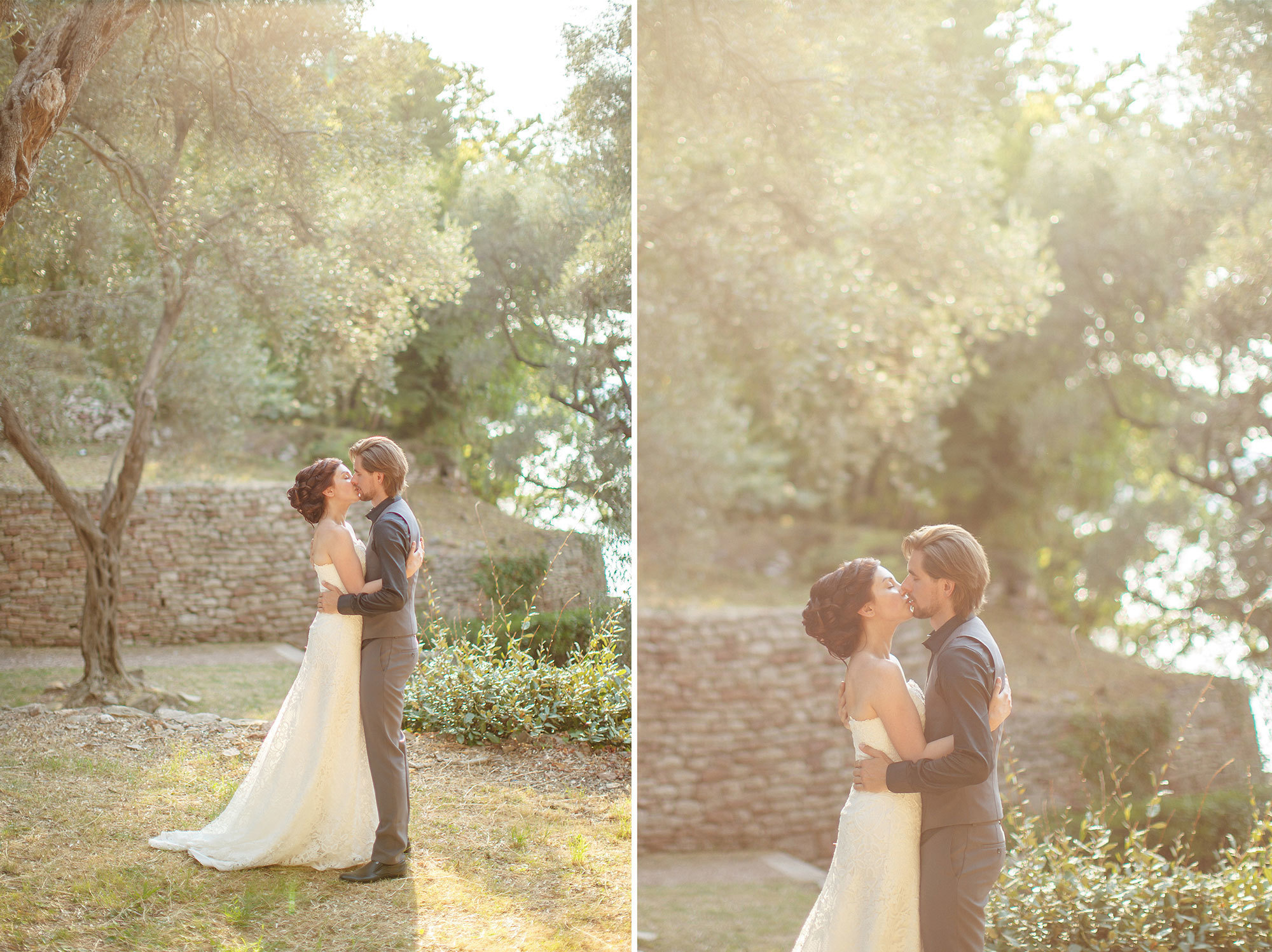 Montenegro park Milocer'de düğün