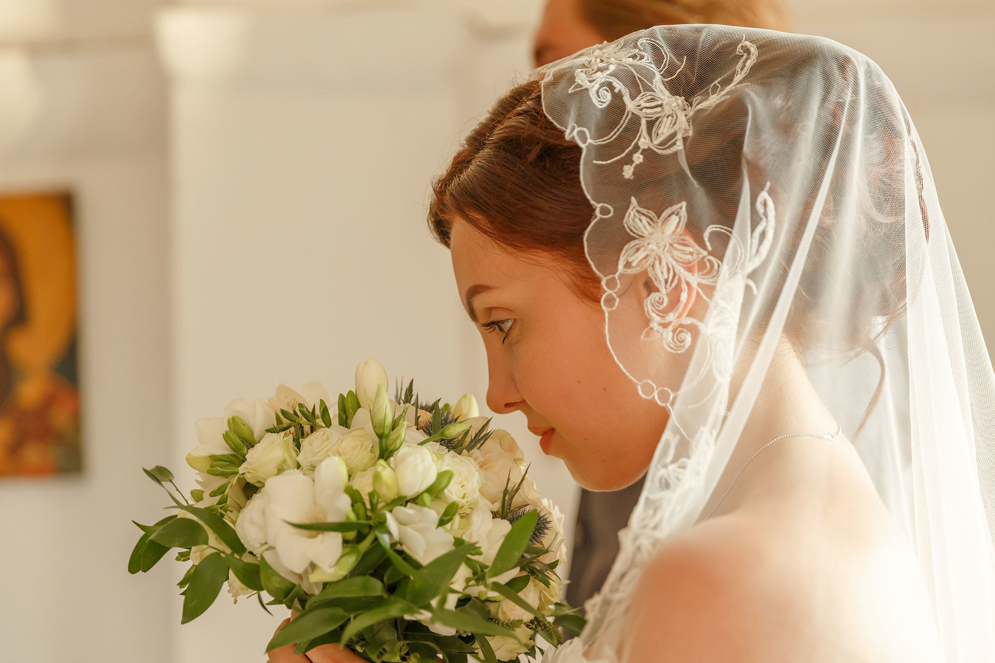 Wedding in ortodox church in Montenegro