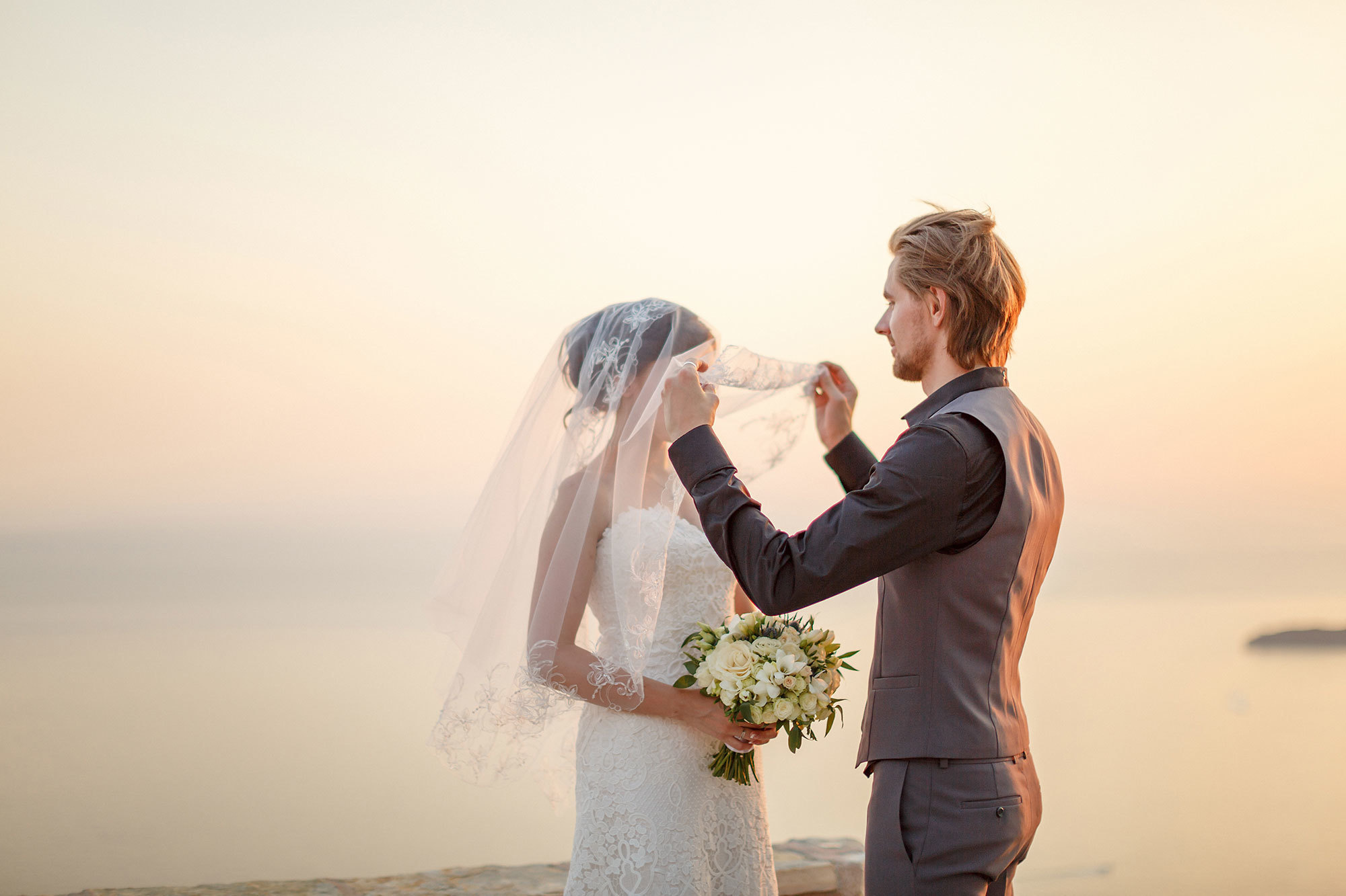 Montenegro park Milocer'de düğün