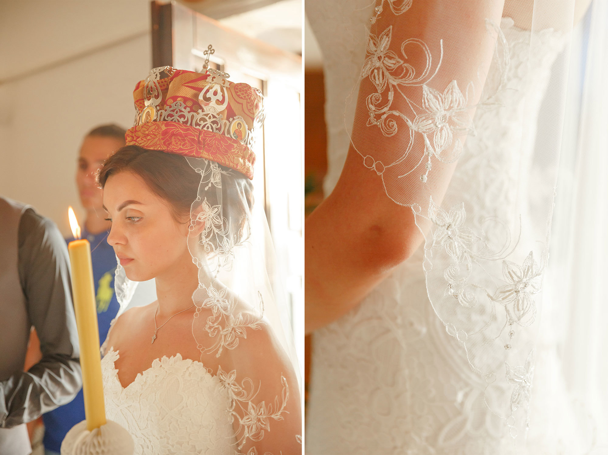 Wedding in ortodox church in Montenegro