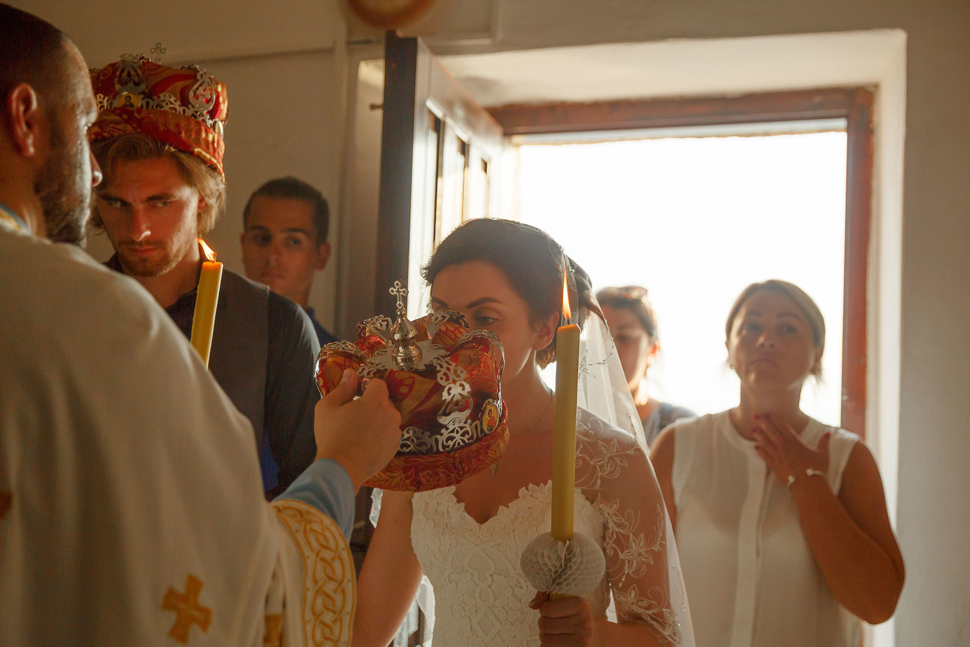 Wedding in ortodox church in Montenegro