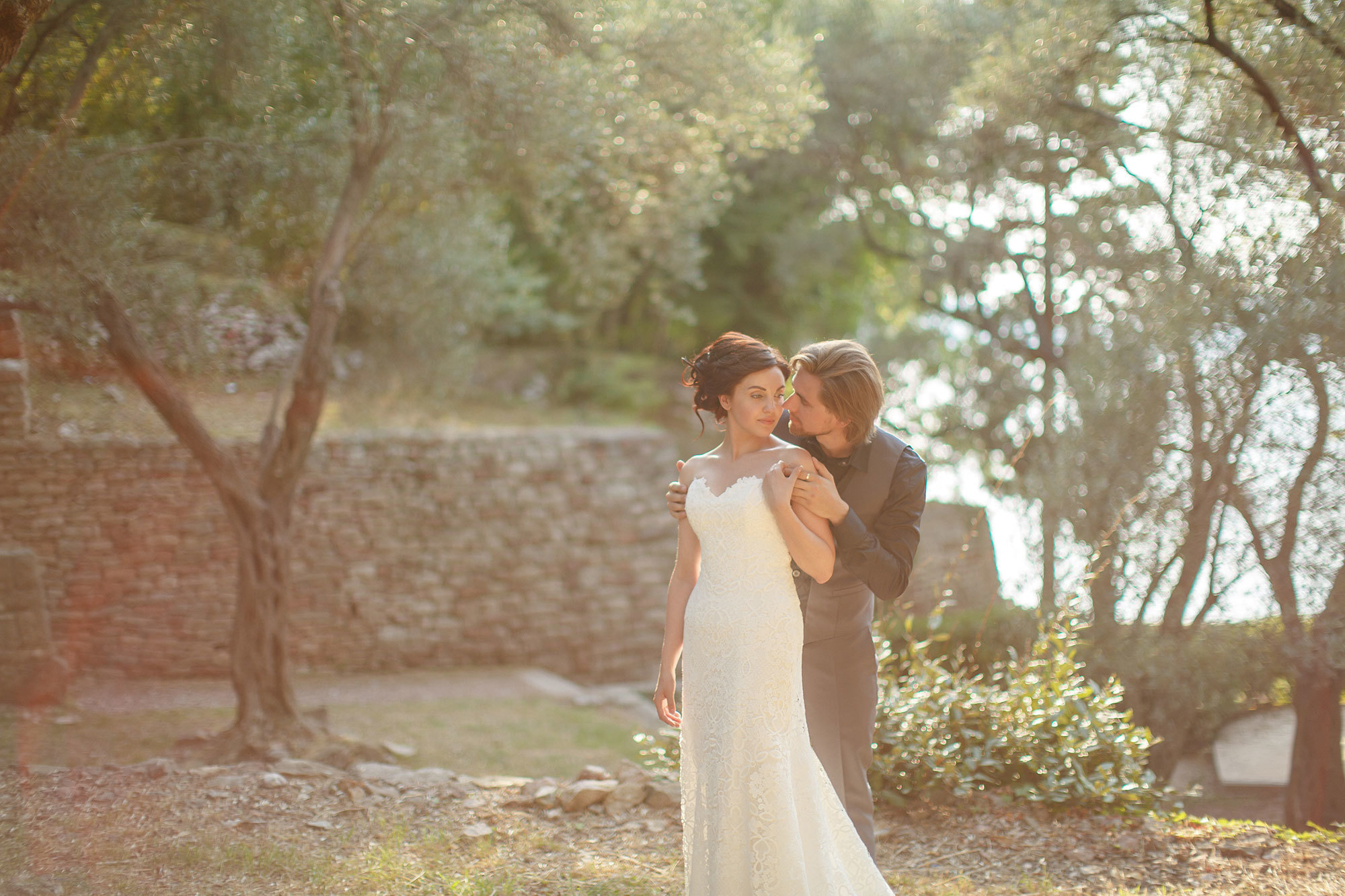 Montenegro park Milocer'de düğün