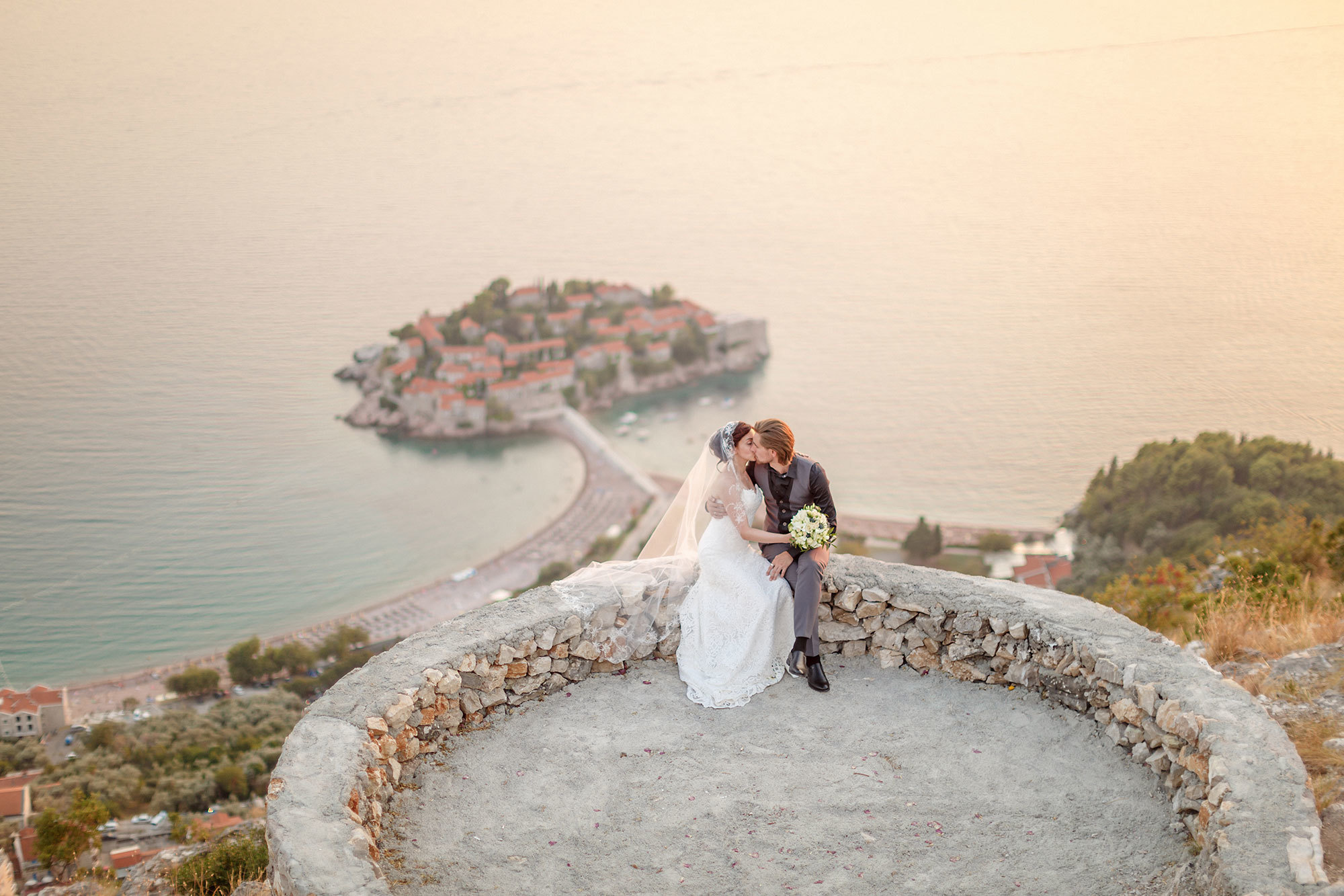Wedding in ortodox church in Montenegro