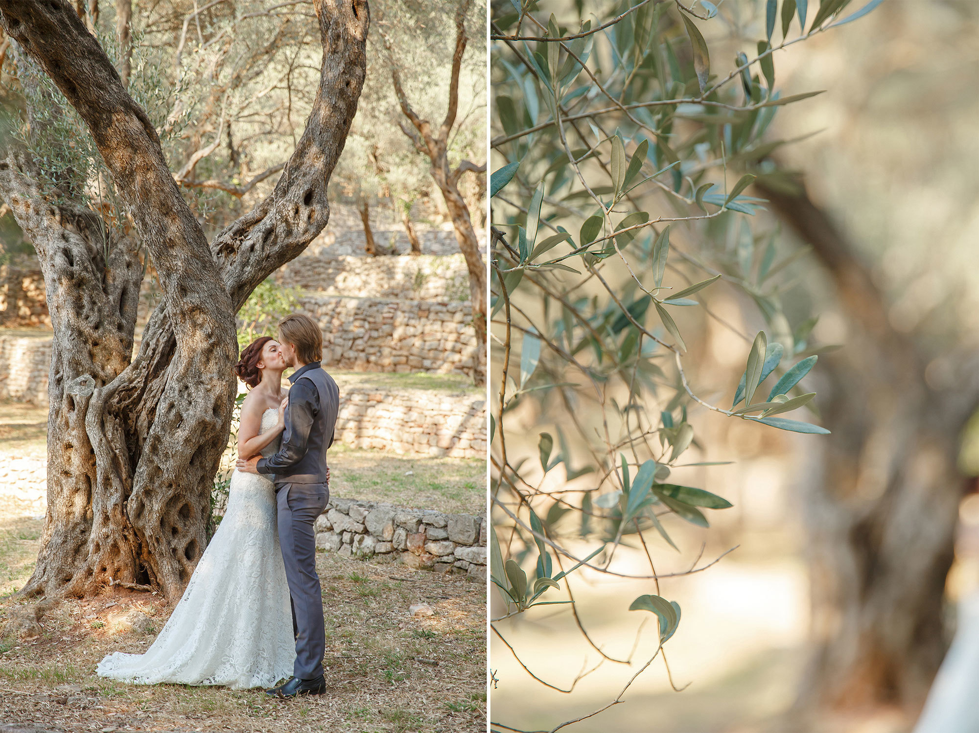 Montenegro park Milocer'de düğün