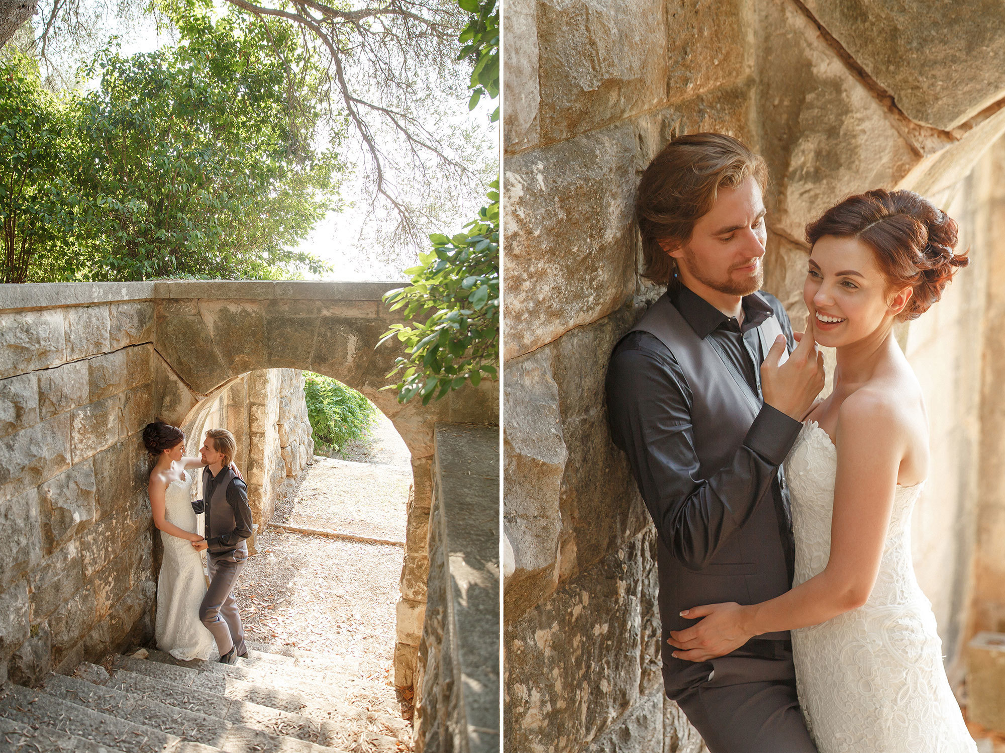 Montenegro park Milocer'de düğün