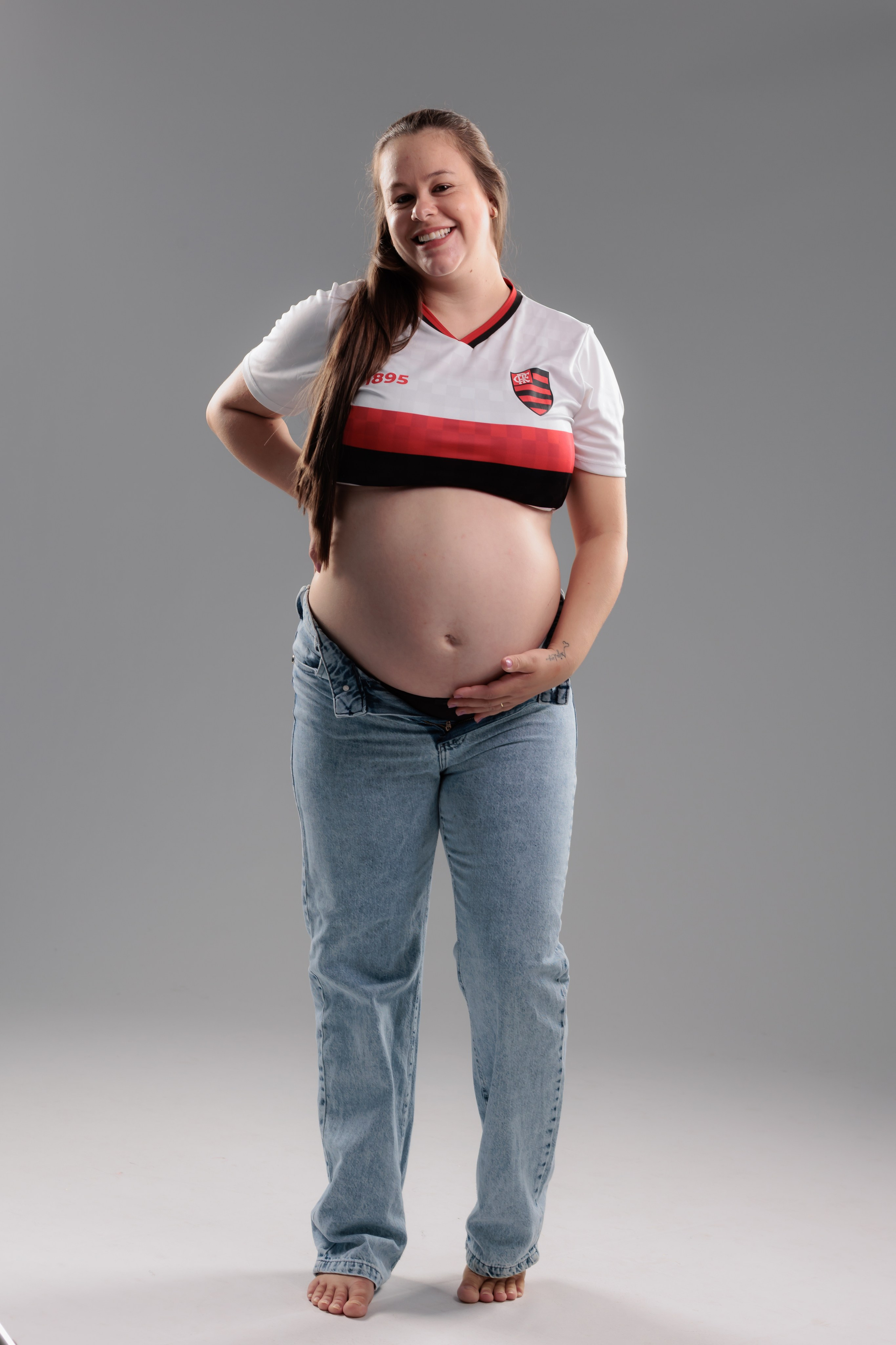 Ensaio de gestante feminino em estúdio em Indaial Timbó e Blumenau