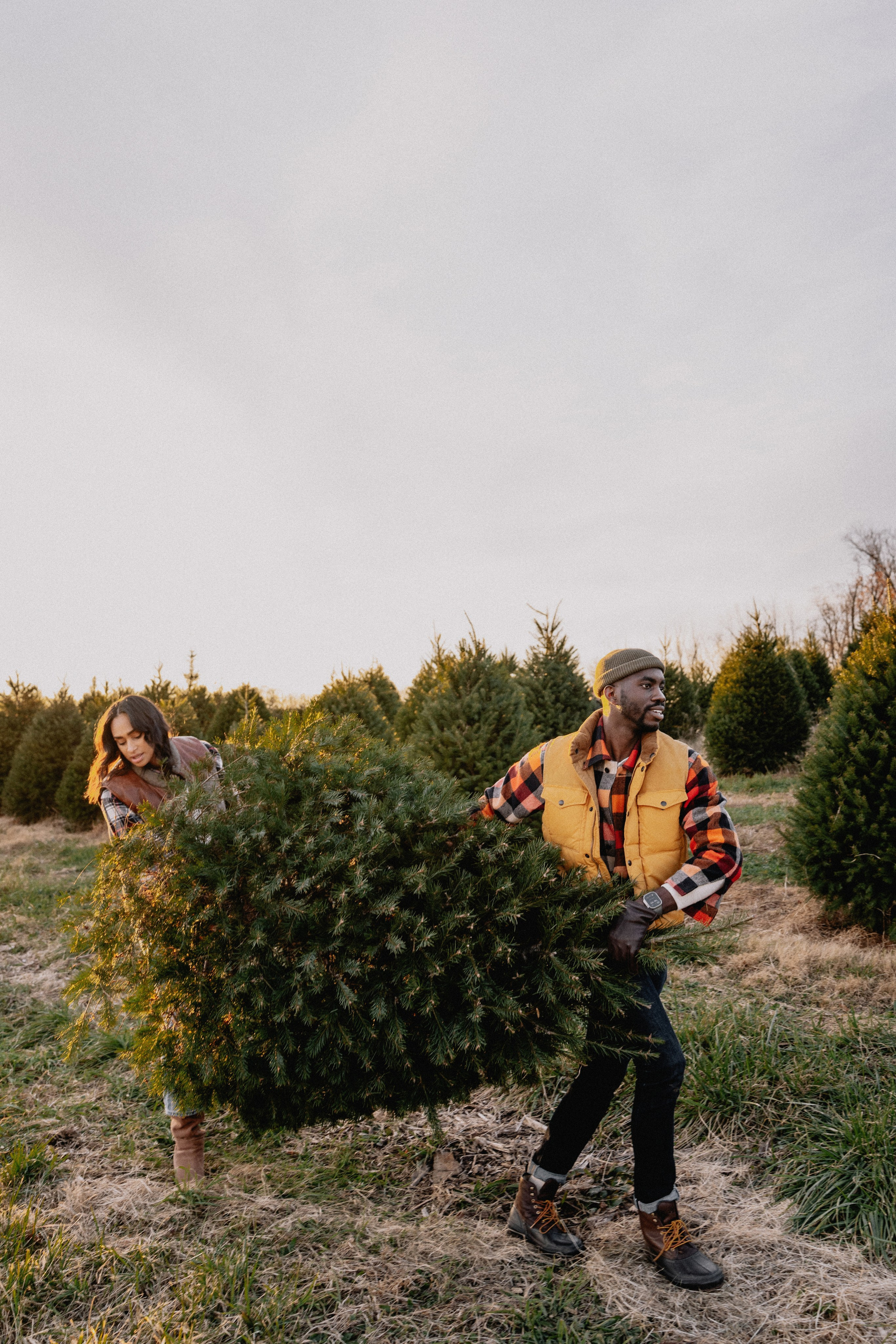 Kristen and family christmas farm. Wedding and family photographer and videographer PA, NJ, NY, DE, MD