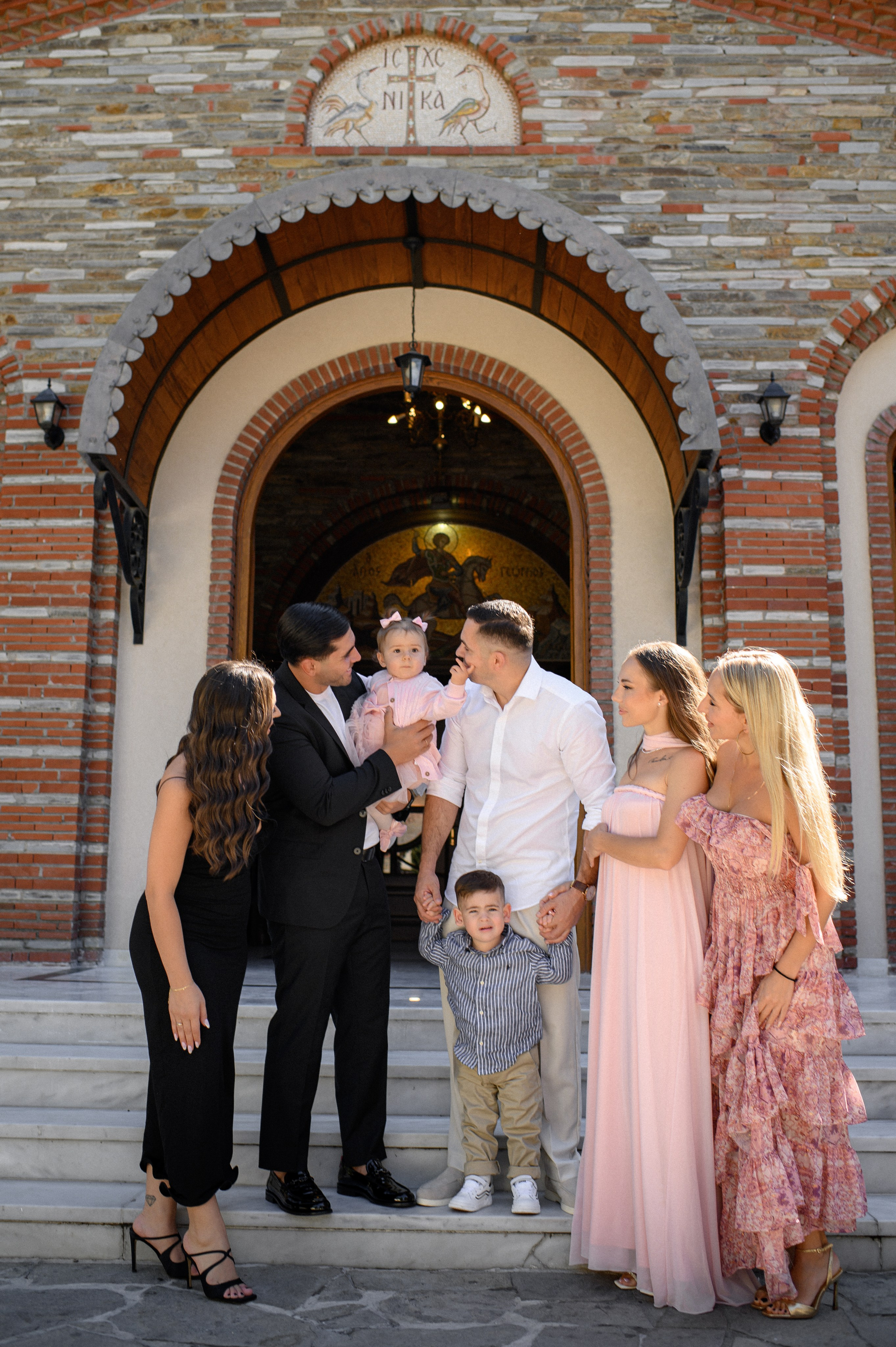 Baptism Aleksandra-Olivia. Family, children, portrait, and event photography in Thessaloniki