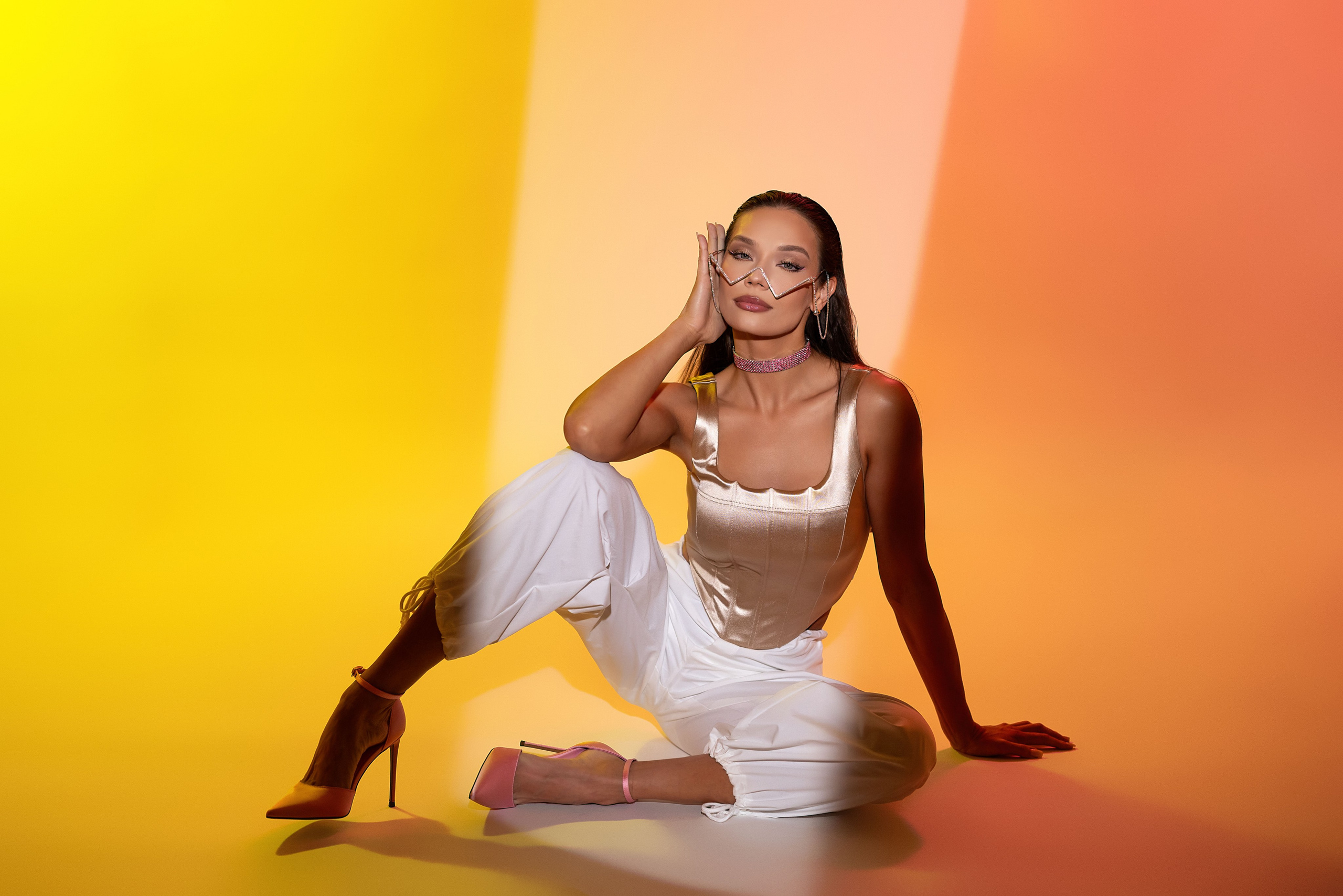 Studio photoshoot. Newborn photographer Sacramento