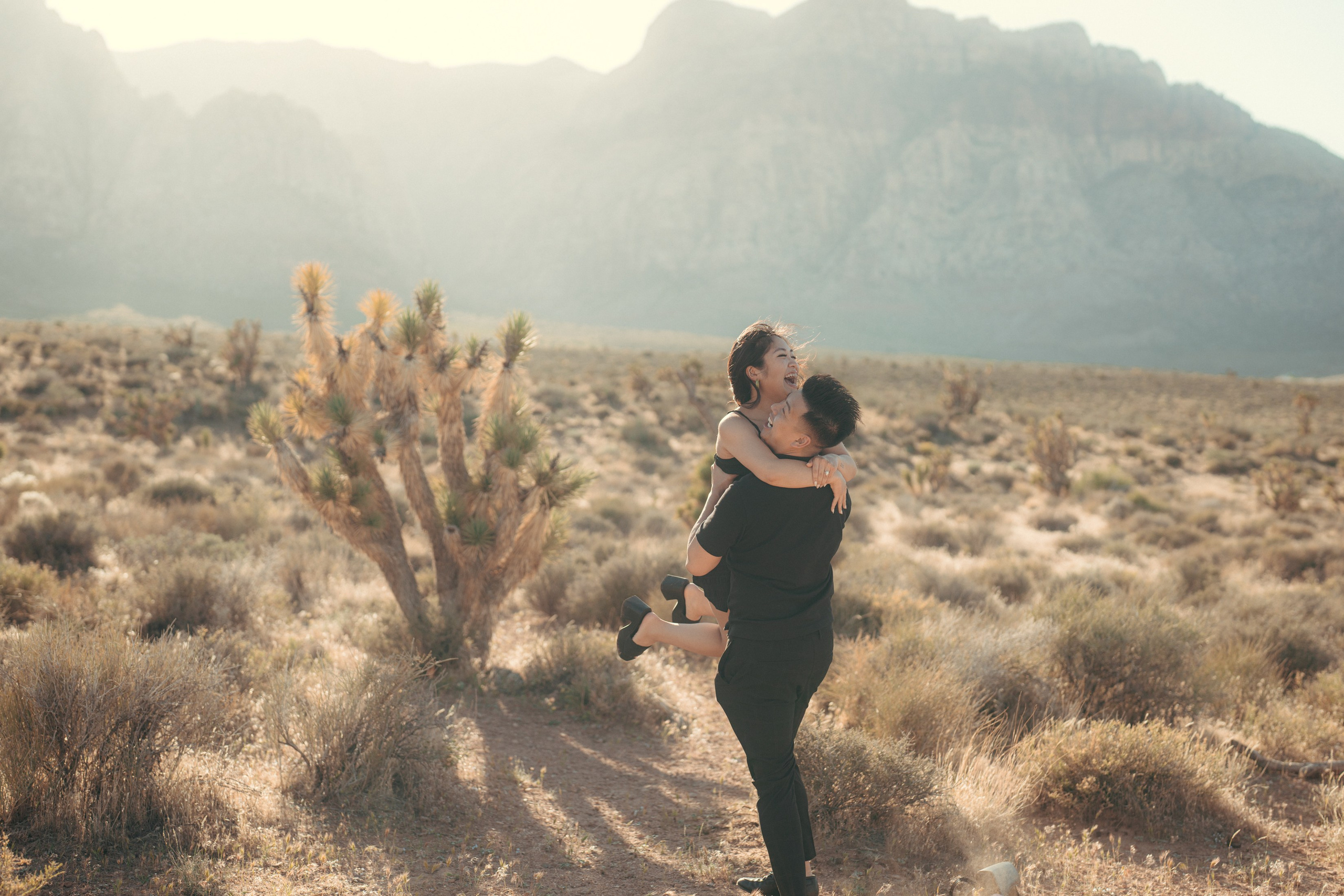 Brian&Christina. Marriage Proposal. Wedding & elopement photographer Viktoriya Kravtsov. Las Vegas