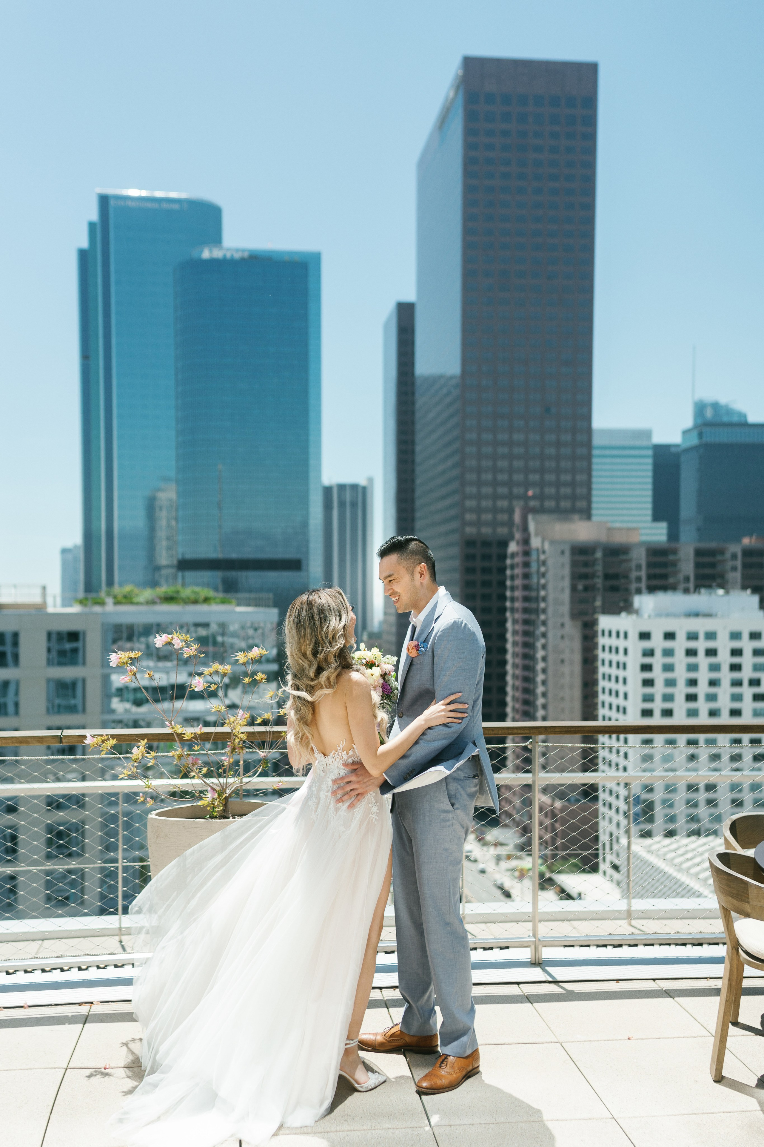 Wedding at Conrad Hotel Los Angeles. Wedding Photography & Videography Team in California, Los Angeles, San Francisco, San Diego and Travel