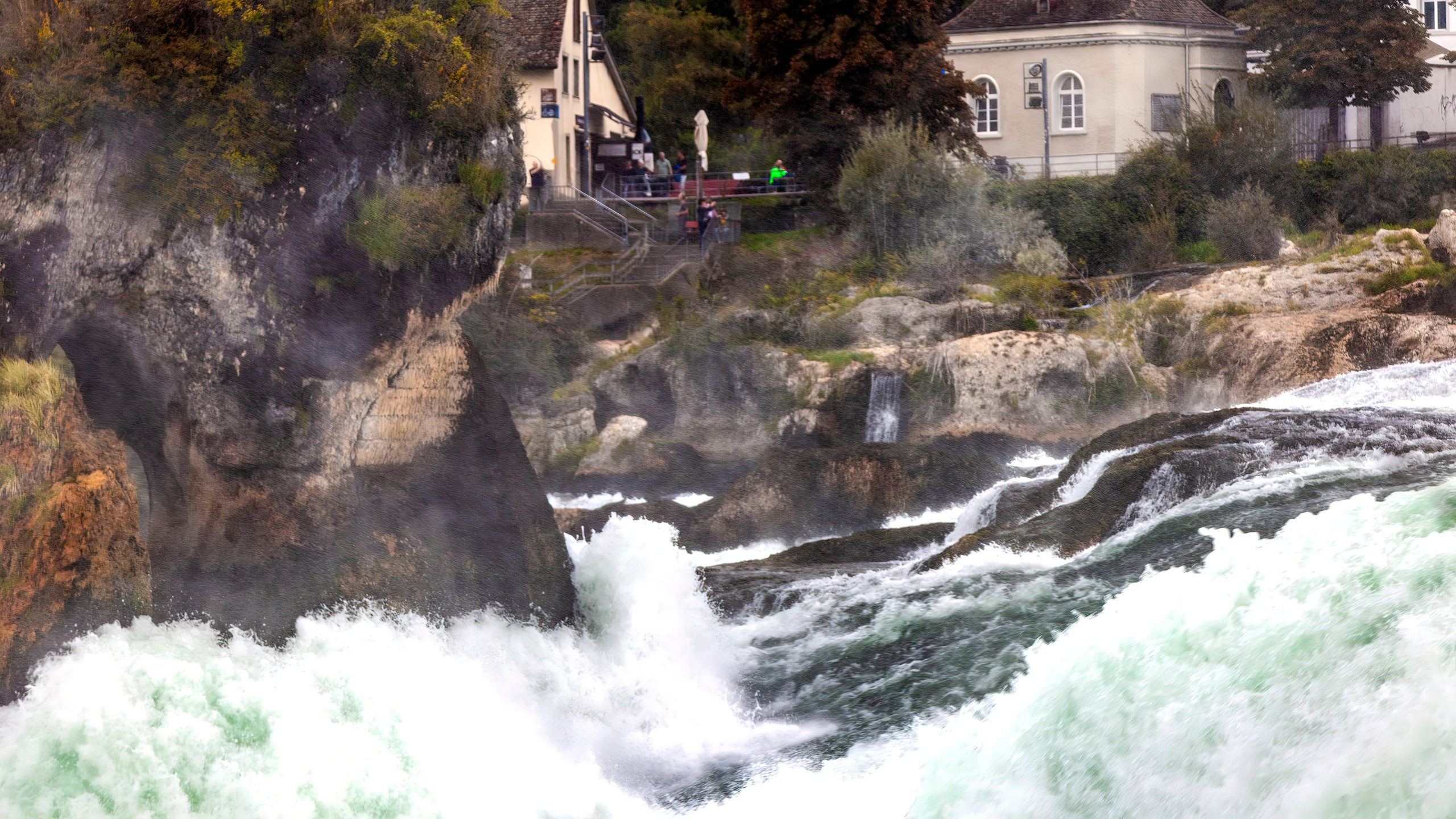 186.Rhine Falls.Switzerland.23.9.2024. Путешествия в формате 360......