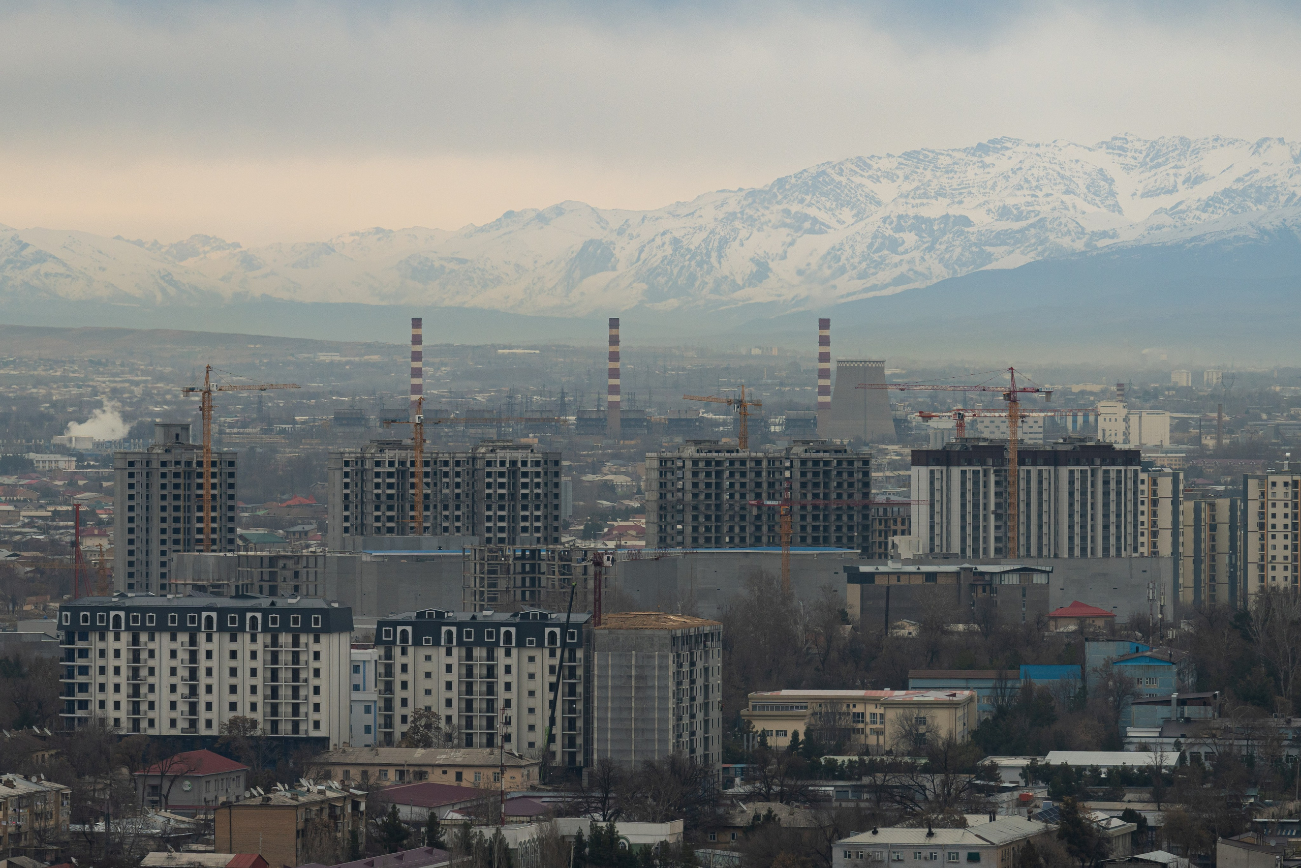 Смог в Ташкенте или Взгляд на город с высоты птичьего полета. Георгий Намазов | Фотограф в Ташкенте