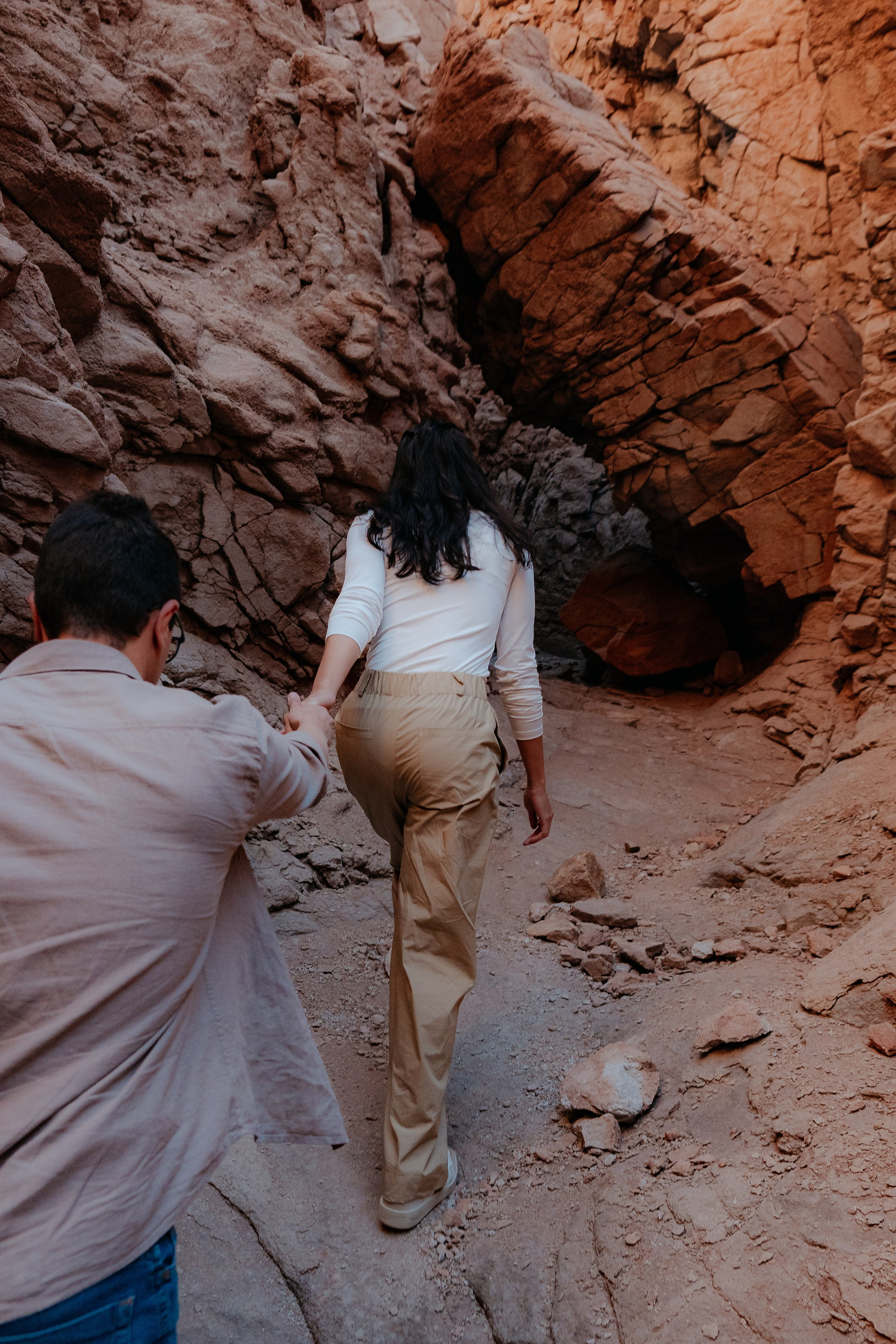 Sessão casual no Vale dos Cogumelos. Fotógrafo em San Pedro de Atacama