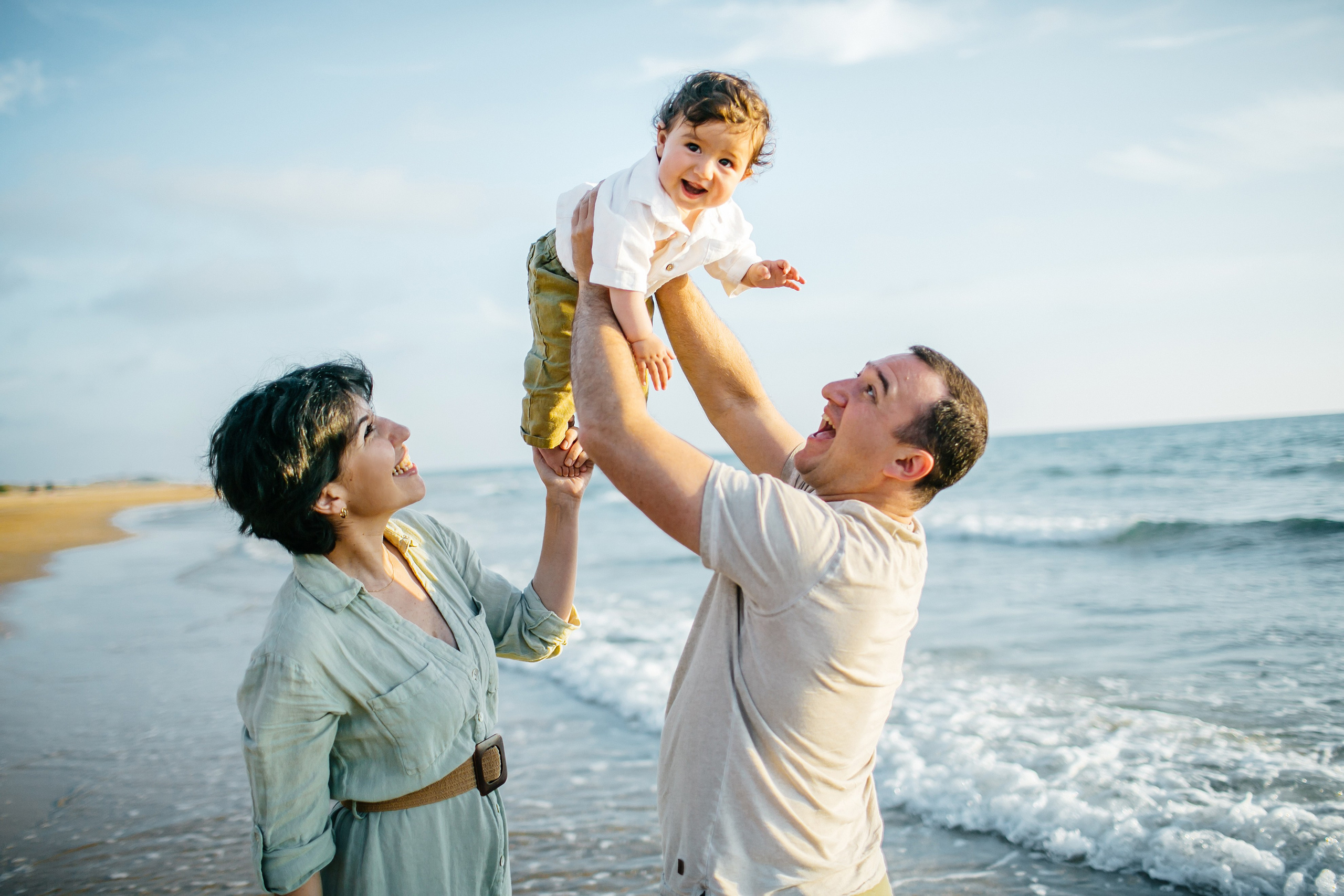 Studentim beach / Eithan 9 month. Family photographer in Israel