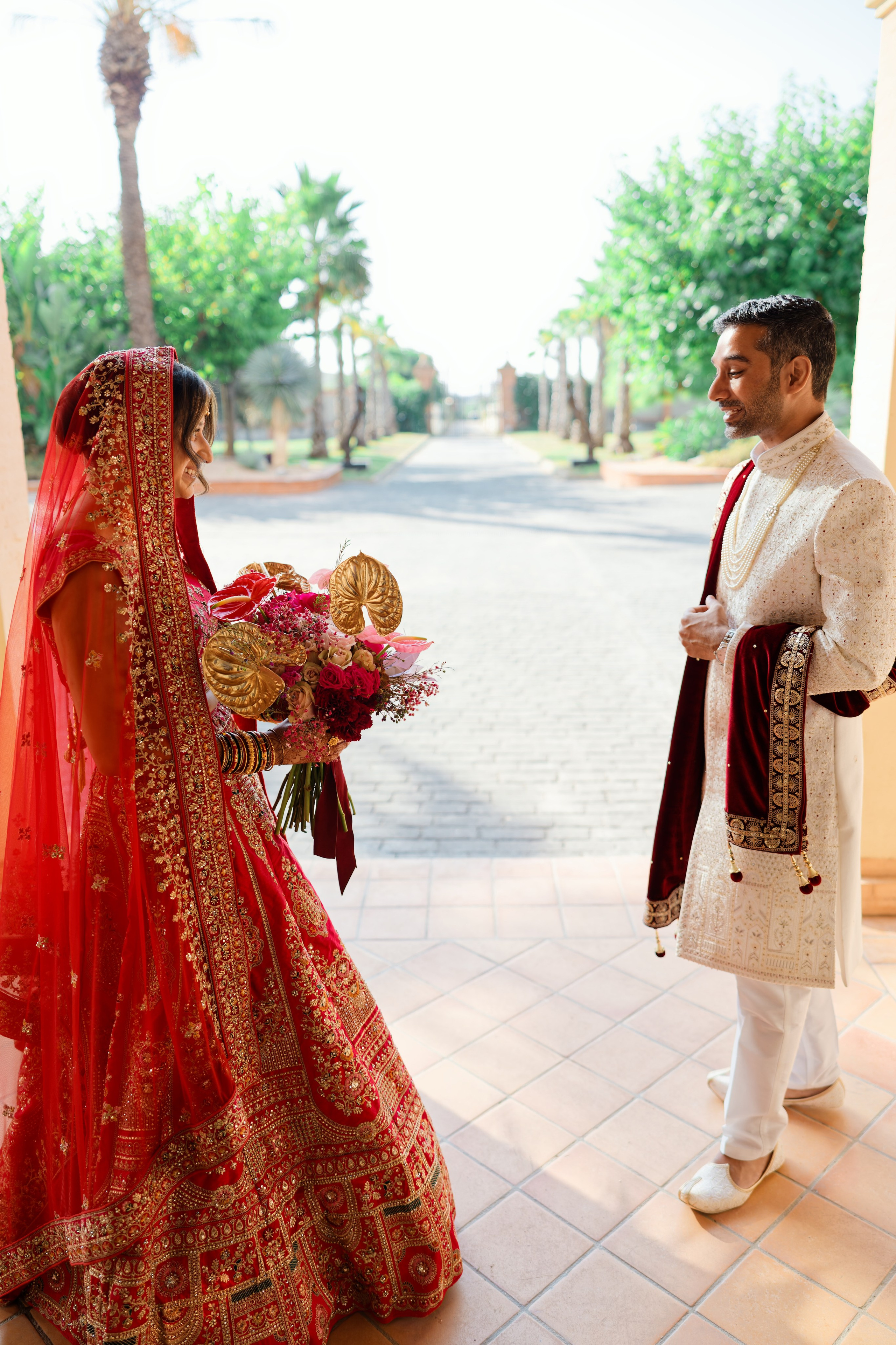 Indian wedding at Gran Villa Rosa, Barcelona